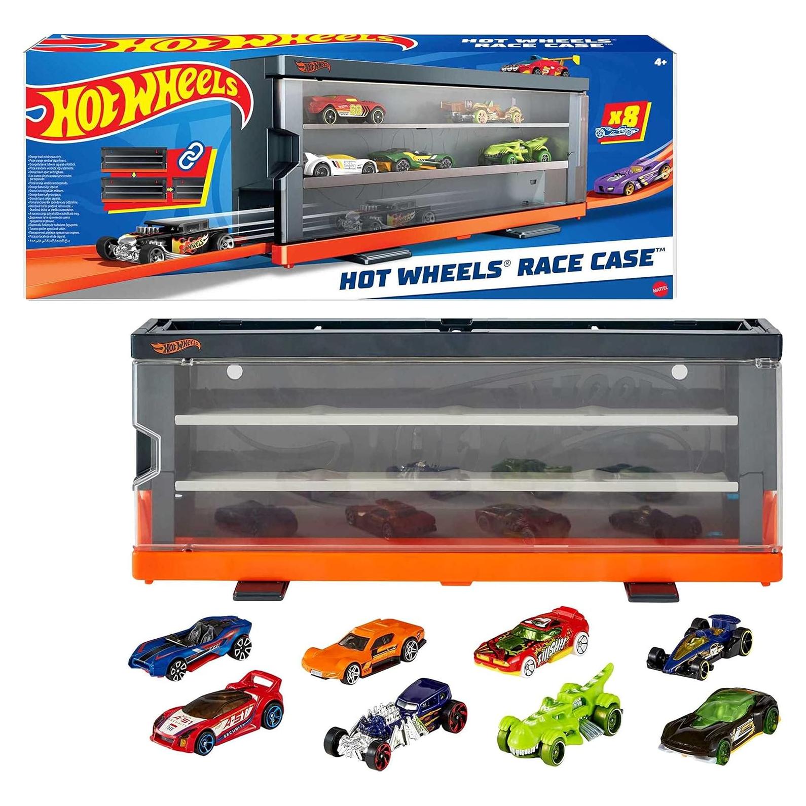 Set de 8 Coches Hot Wheels + Estuche Interactivo 1:64