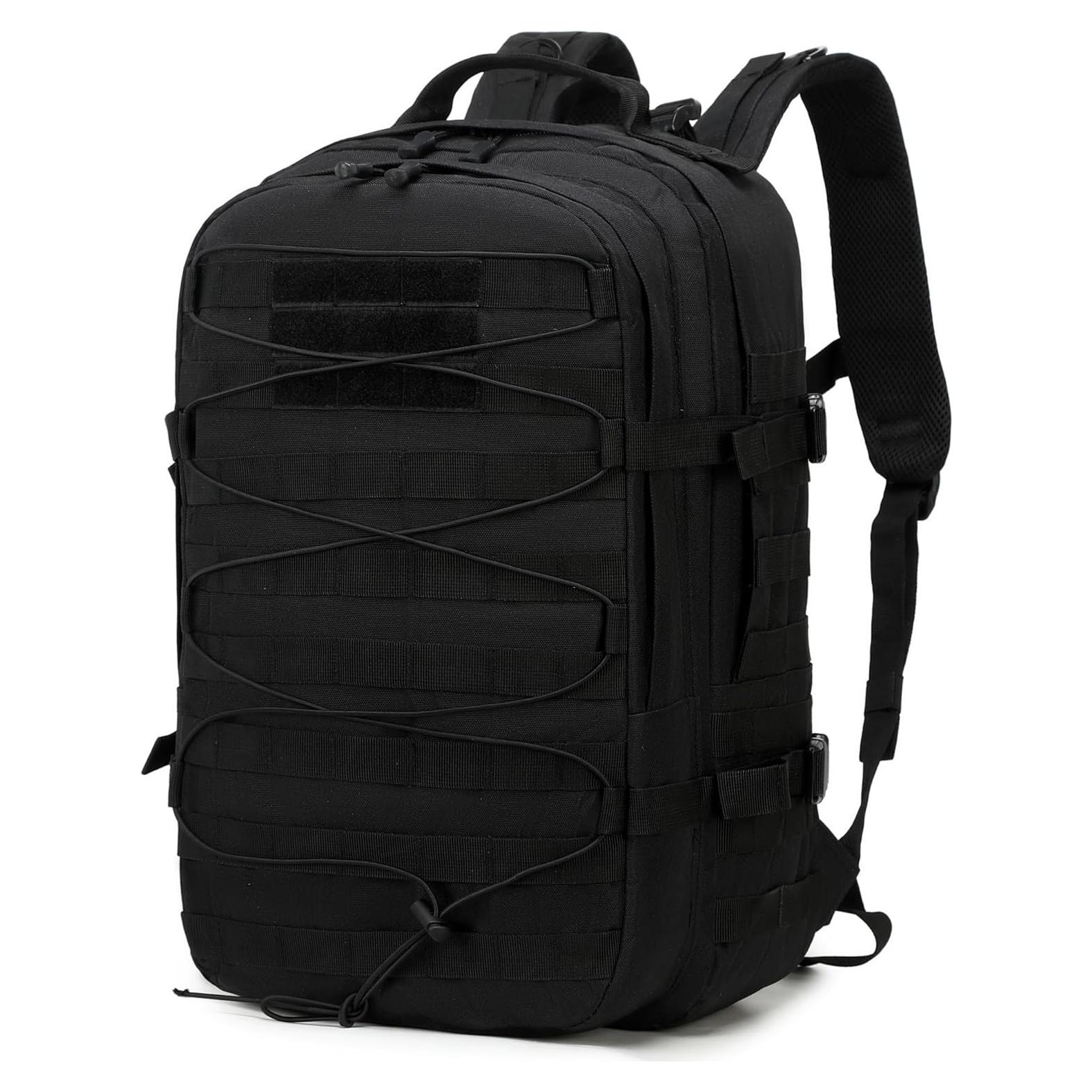 Mochila táctica ORILOOSEN 37L resistente al agua negra