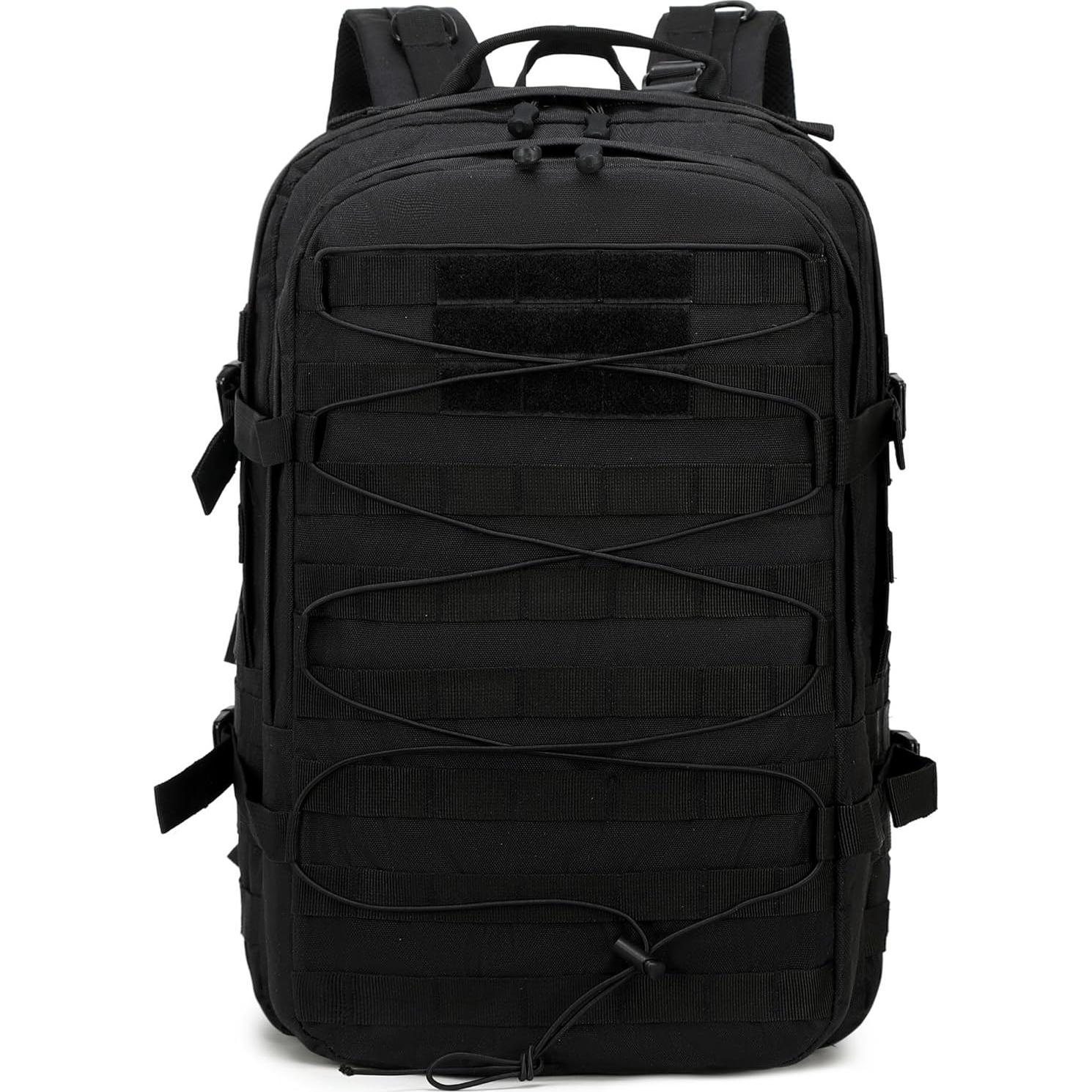 Mochila táctica ORILOOSEN 37L resistente al agua negra