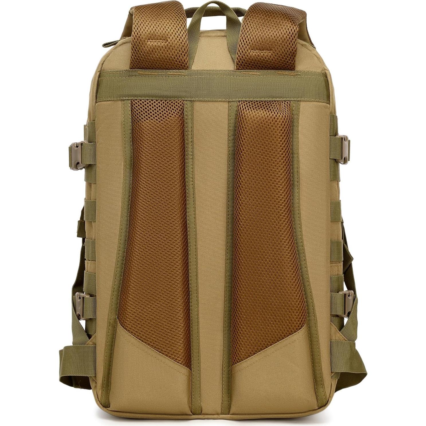 Mochila táctica ORILOOSEN 37L resistente al agua negra