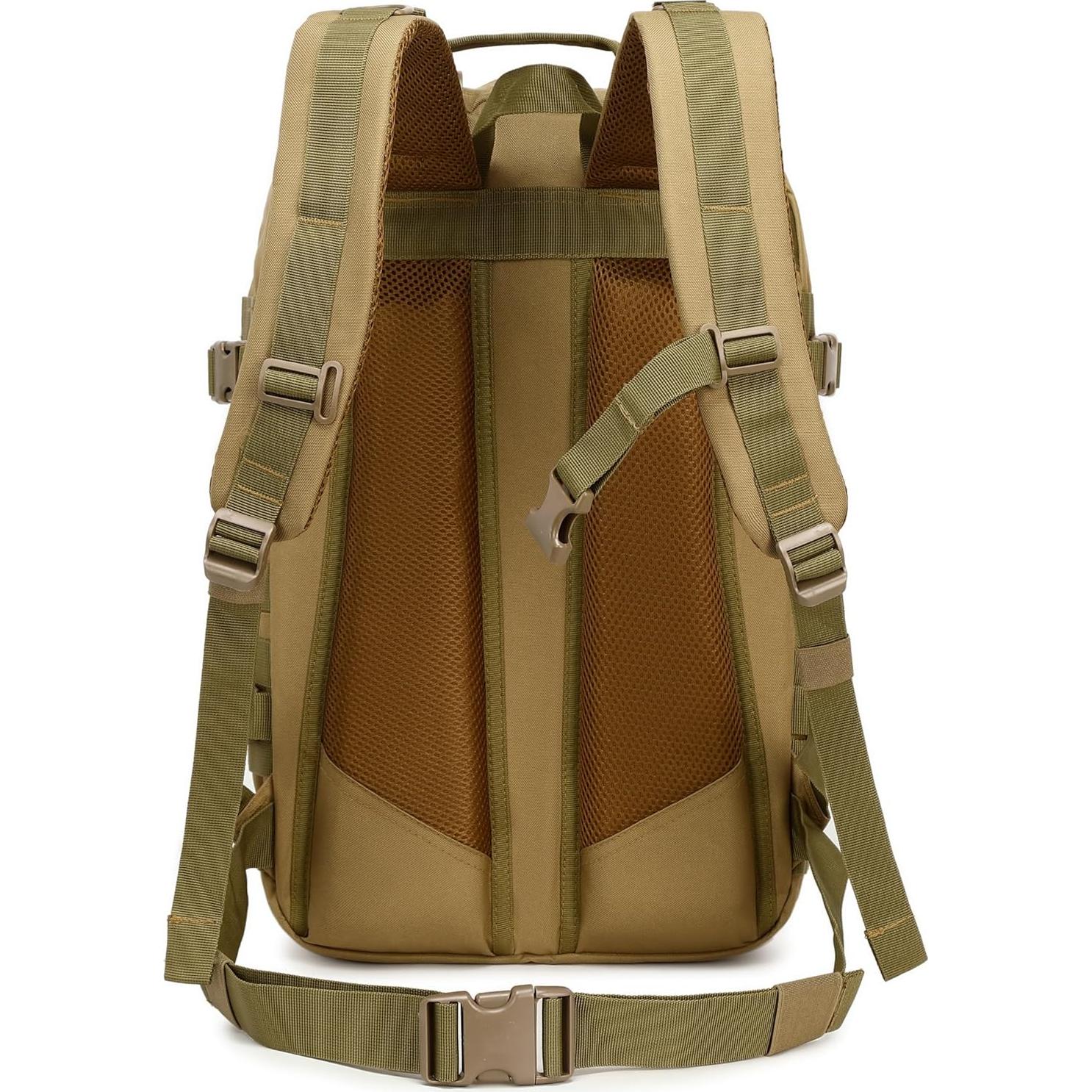 Mochila táctica ORILOOSEN 37L resistente al agua negra