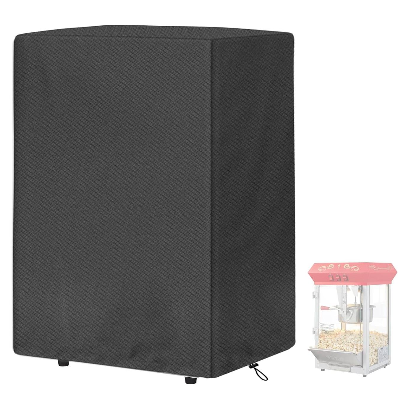 Popcorn Cart Cover Waterproof 420D Oxford Popcorn Maker Cart Covers Protective Outdoor Indoor Popcorn Machine Cart Dust Cover (16"L X 18"W X 31"H)