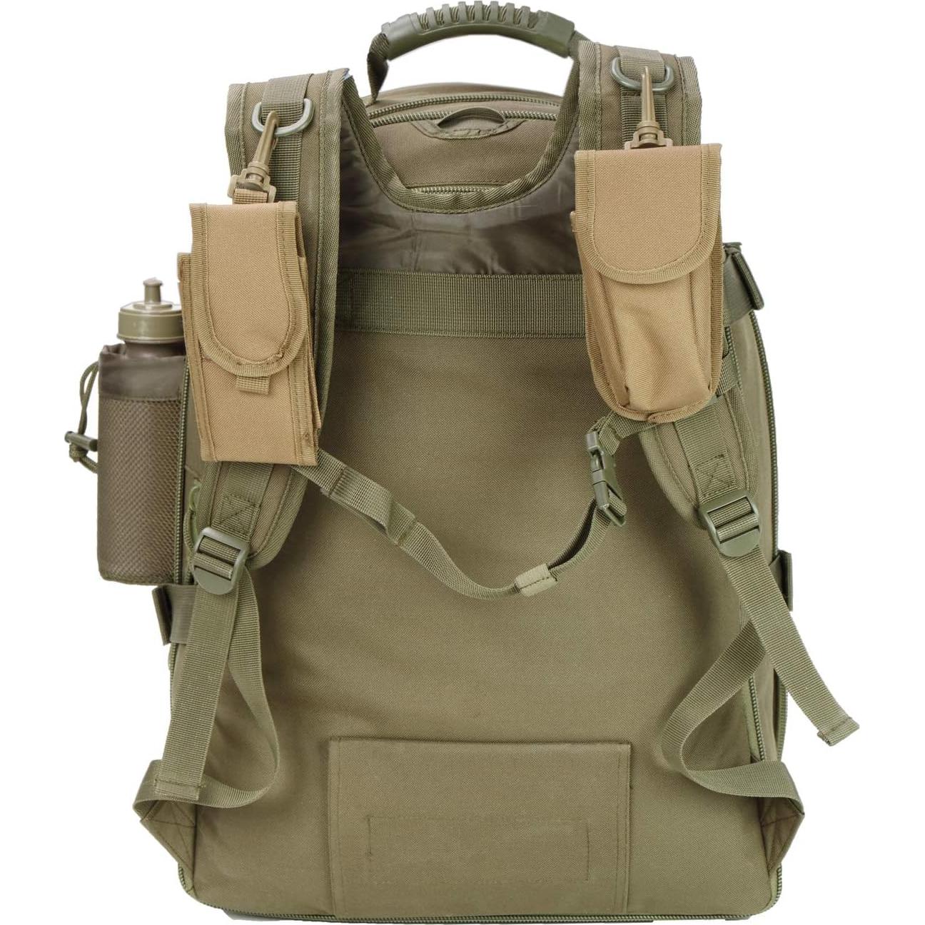 Mochila Táctica Greencity 64L Expandible para Senderismo