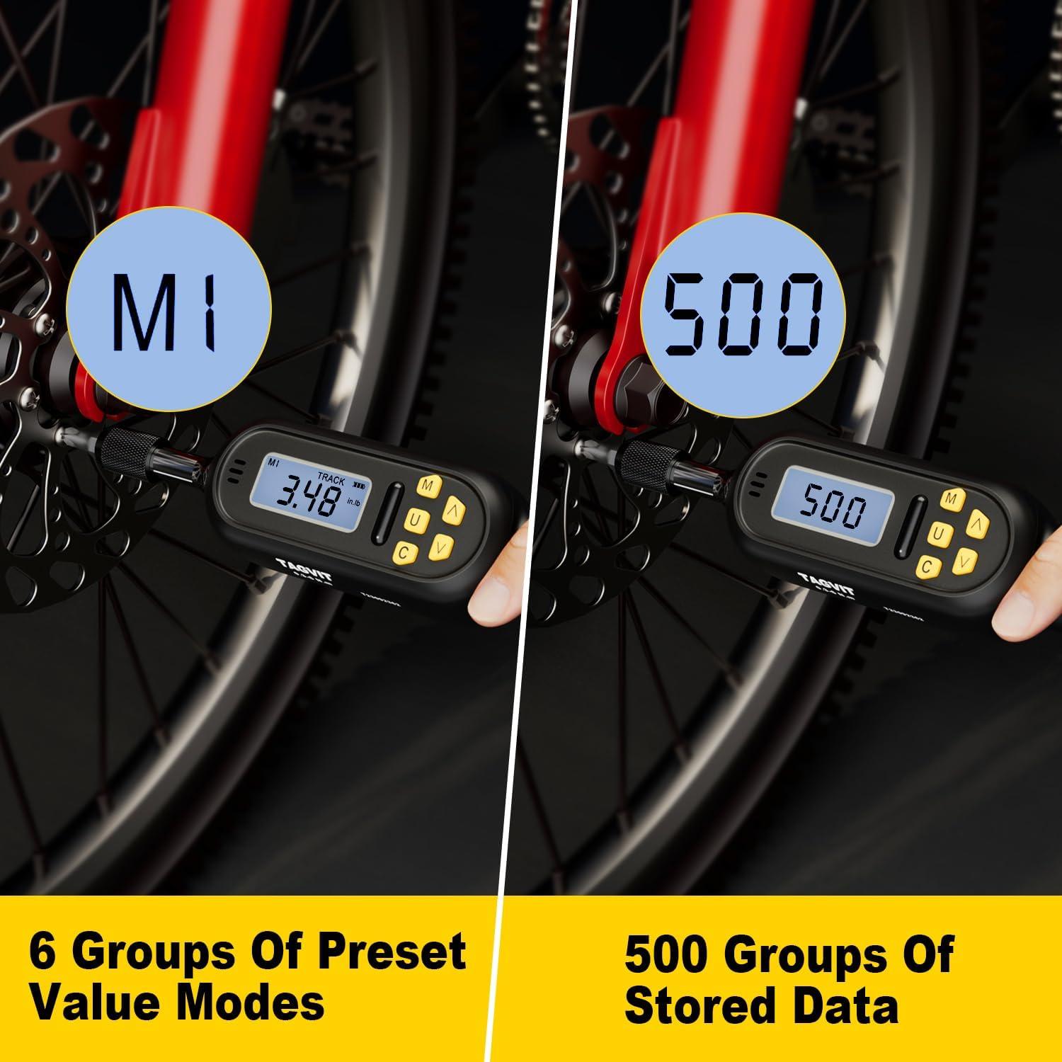 Destornillador de Par Digital TAGVIT 0.3-6 N.m 1/4" Ajustable