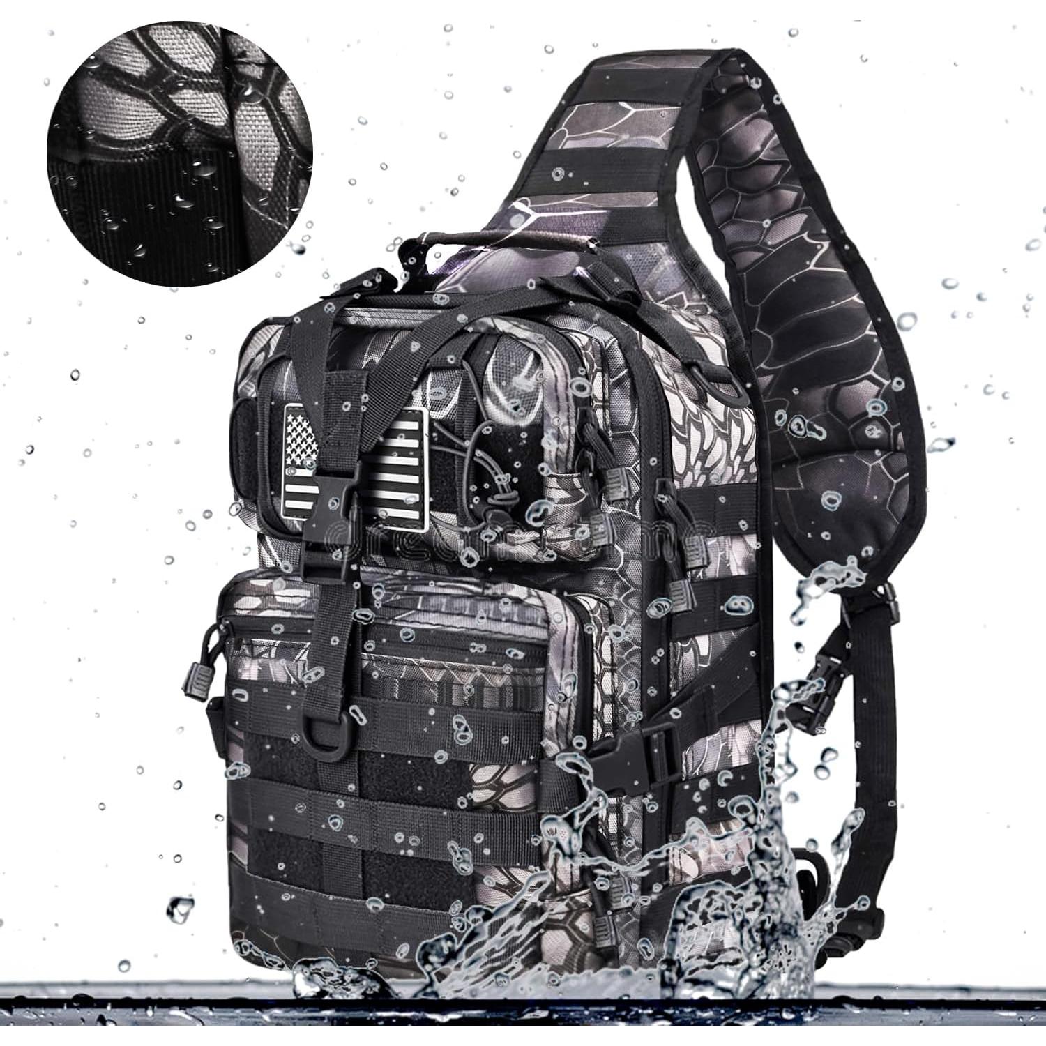 Bolsa de Bandolera Táctica HAOMUK Rover 35 cm Resistente