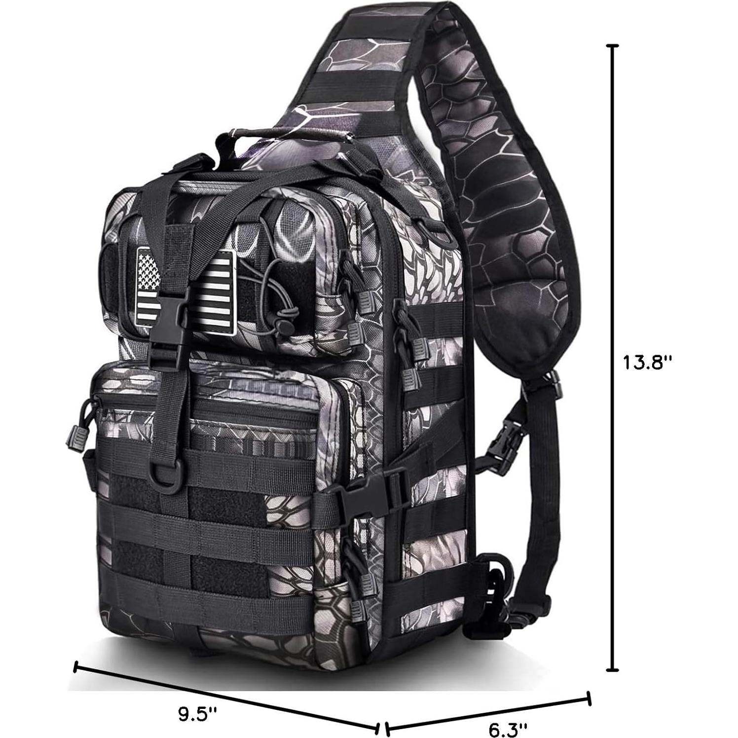 Bolsa de Bandolera Táctica HAOMUK Rover 35 cm Resistente