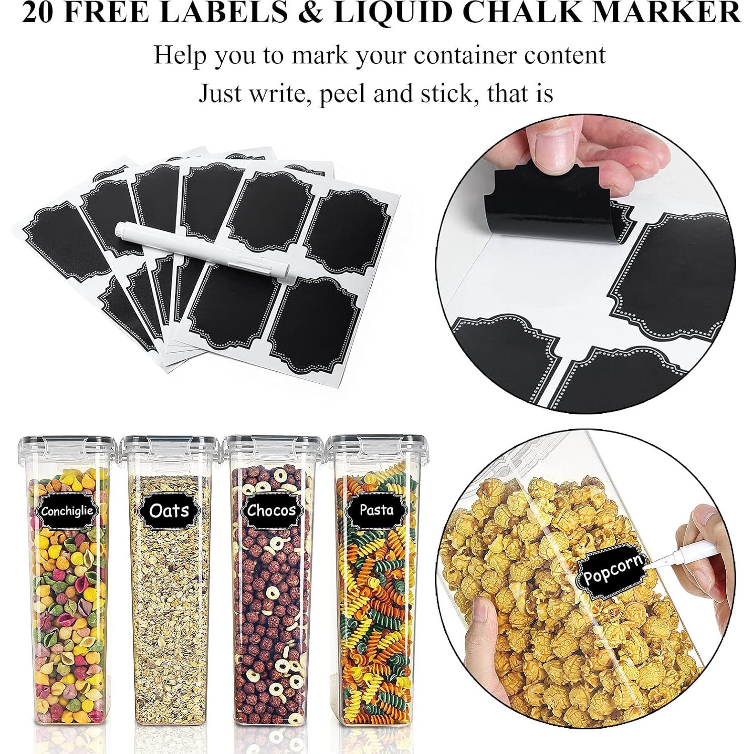 Conjunto de 9 Contenedores de Almacenamiento Wildone 2.8L Herméticos