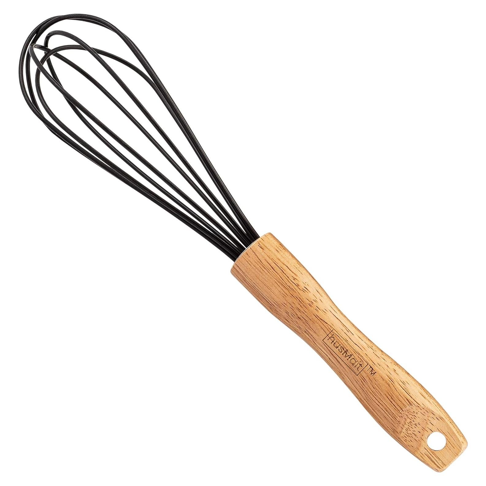 Batidor de Silicona 25.4 cm HusMait con Mango de Madera