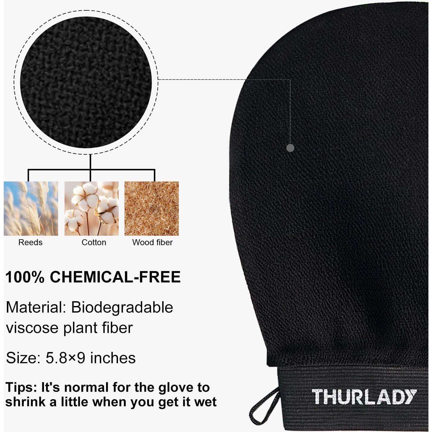 Korean Exfoliating Mitt, Deep Exfoliating Glove, 3pc Body Exfoliator Glove, Exfoliator Body Scrubber, Bath Shower Scrub Gloves, Self Tan Remover, Smooth Skin, Keratosis Pilaris Removal