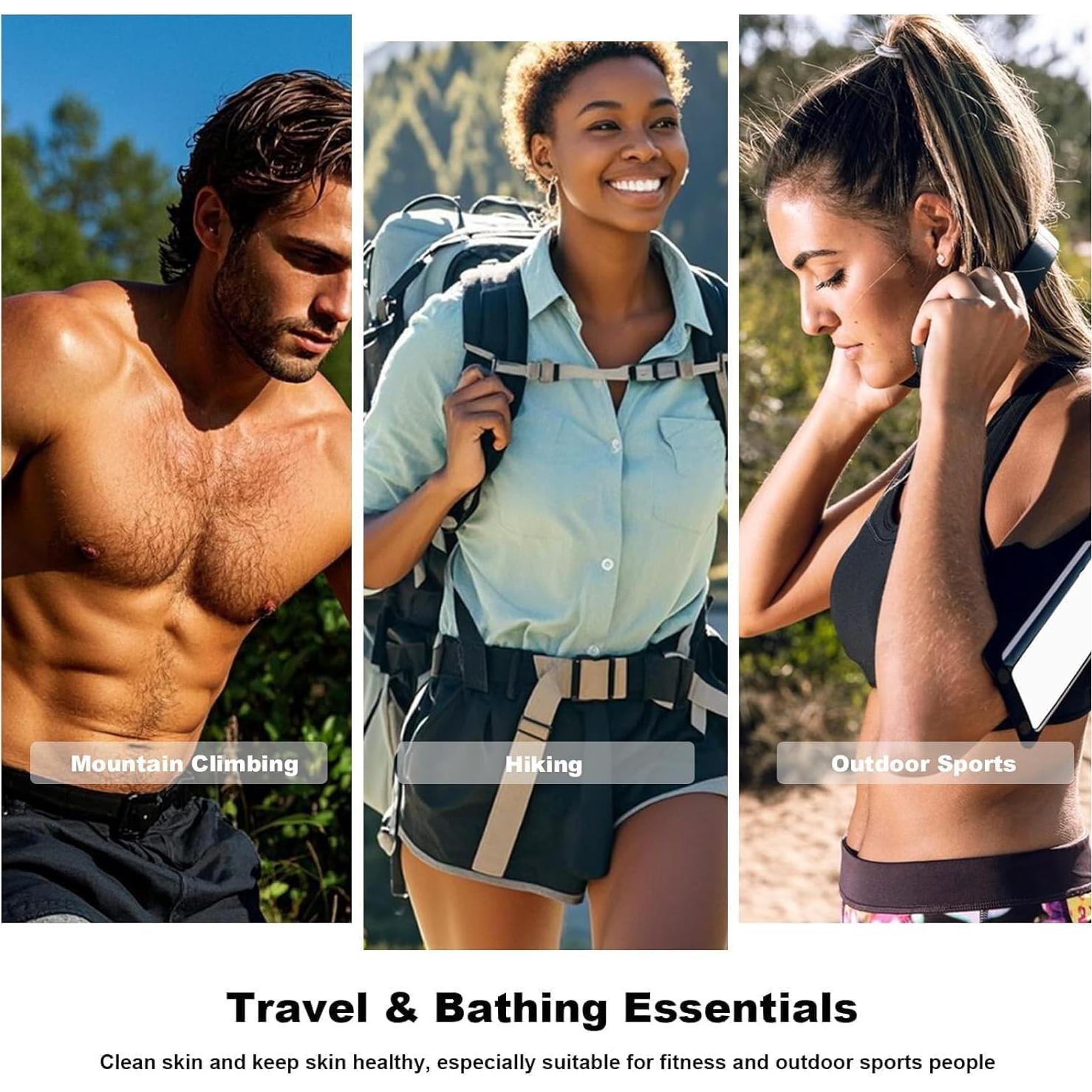 Korean Exfoliating Mitt, Deep Exfoliating Glove, 3pc Body Exfoliator Glove, Exfoliator Body Scrubber, Bath Shower Scrub Gloves, Self Tan Remover, Smooth Skin, Keratosis Pilaris Removal