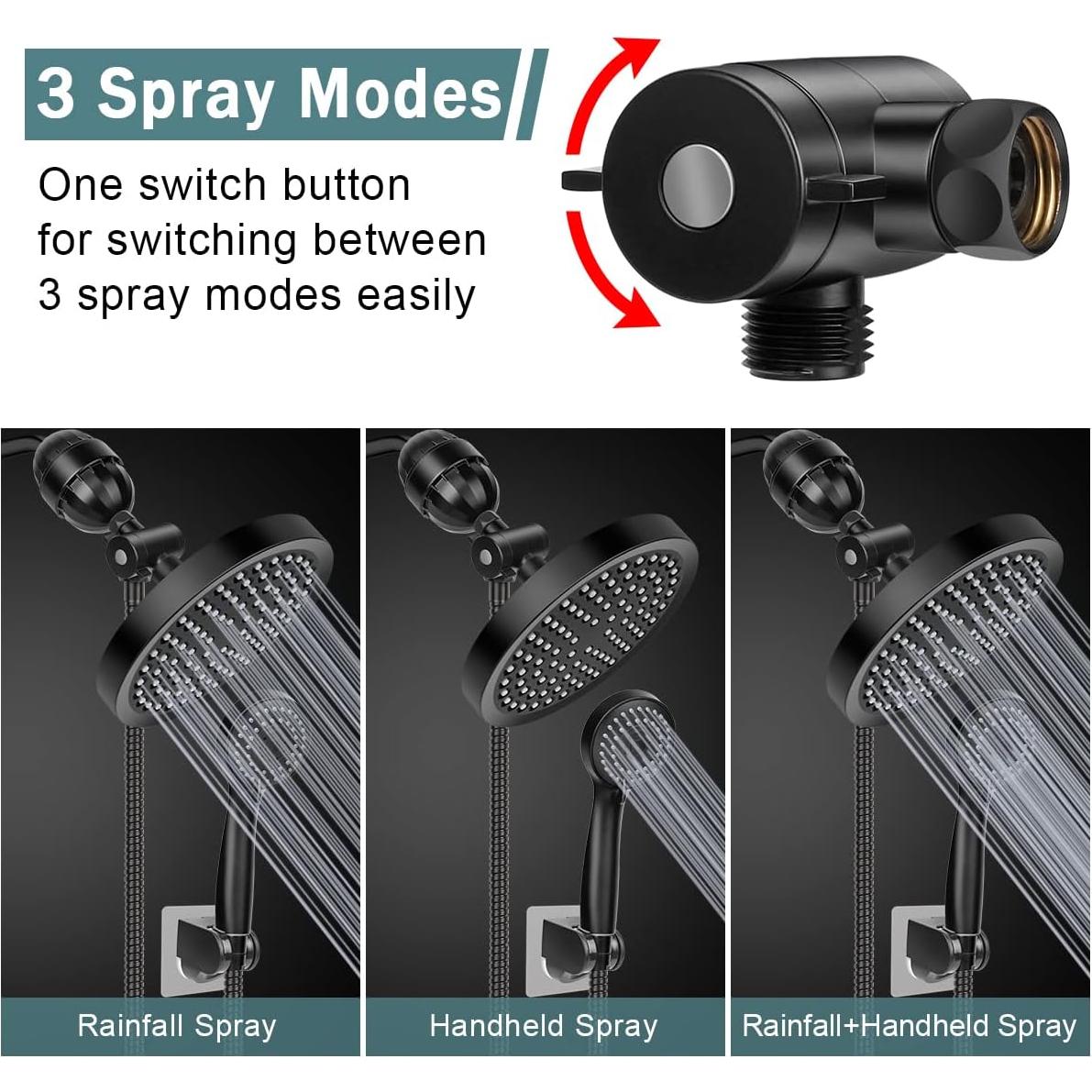 Cabezal de Ducha Filtrado Taiker YL-FSH, Alta Presión 15.24 cm