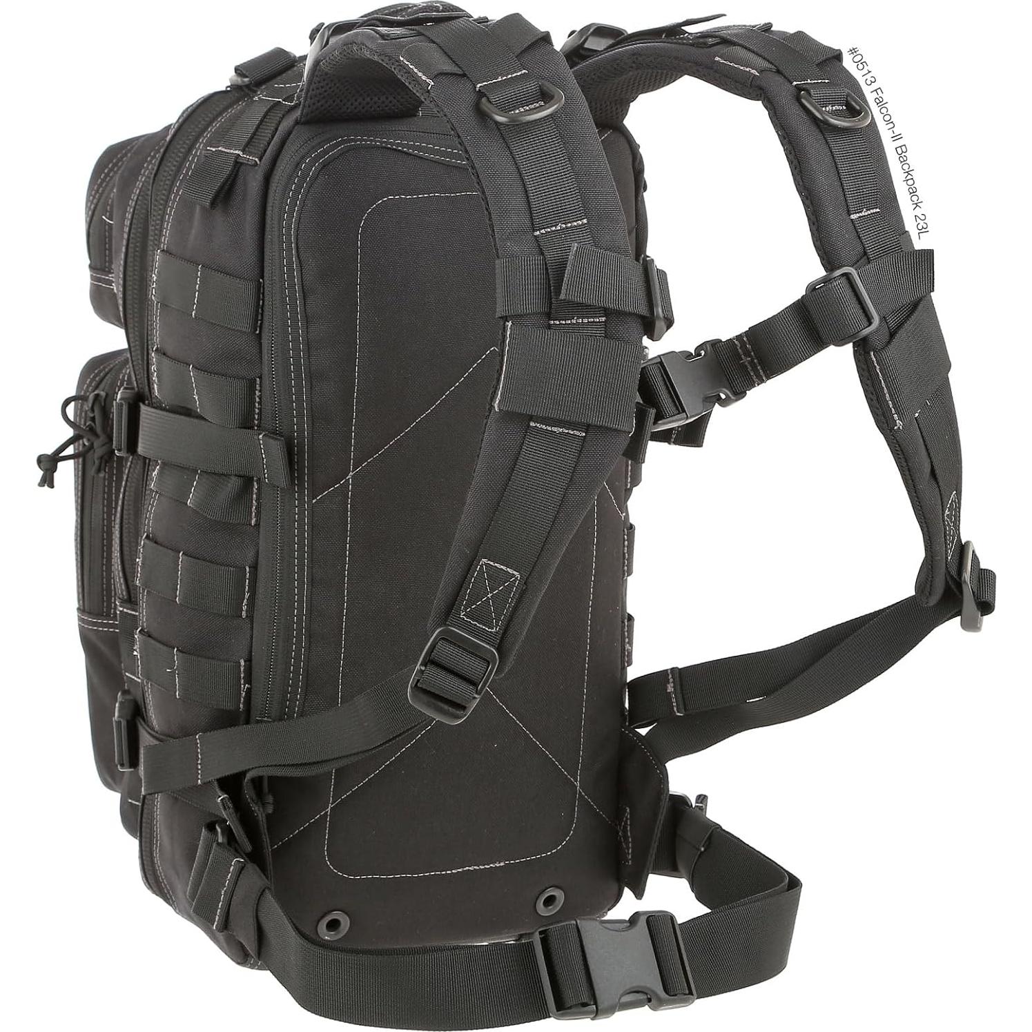 Mochila Maxpedition Falcon-II 25L Táctica Negra EDC