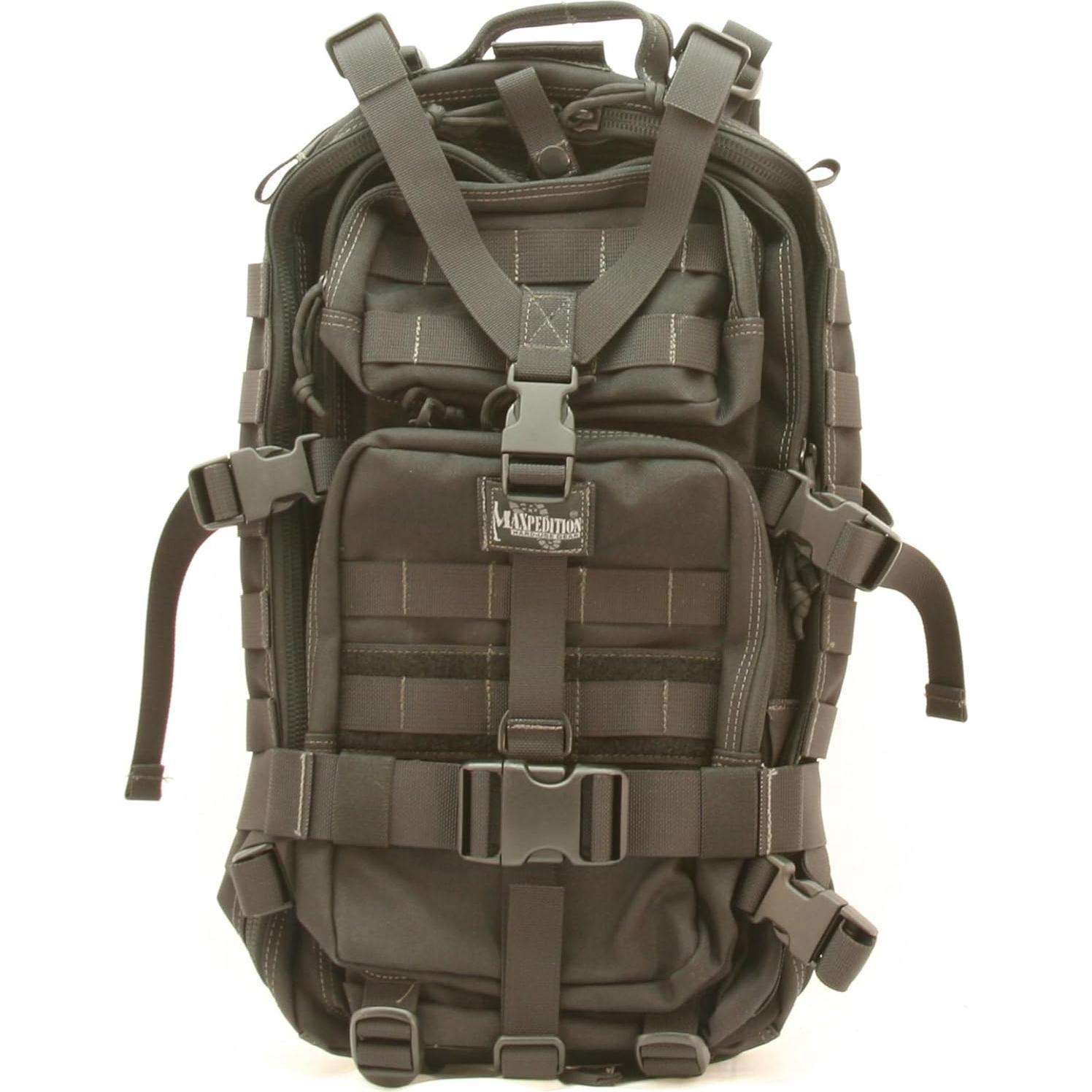 Mochila Maxpedition Falcon-II 25L Táctica Negra EDC