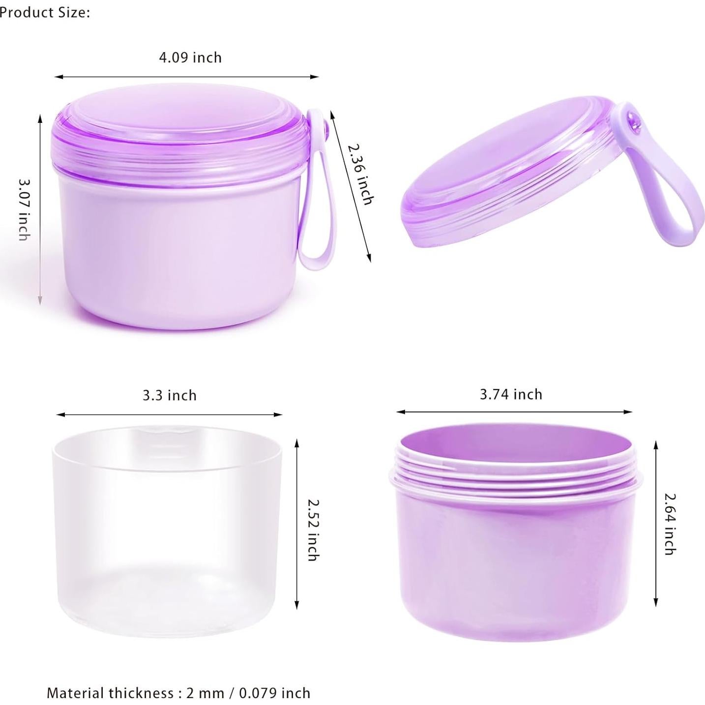 Estuche Grande para Dentaduras Uouovo a Prueba de Fugas