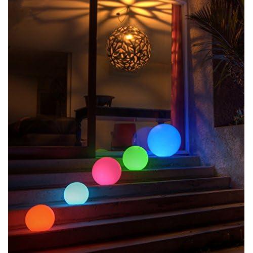 Lámpara LED Esférica RGB Mr.Go 15.24 cm Control Remoto