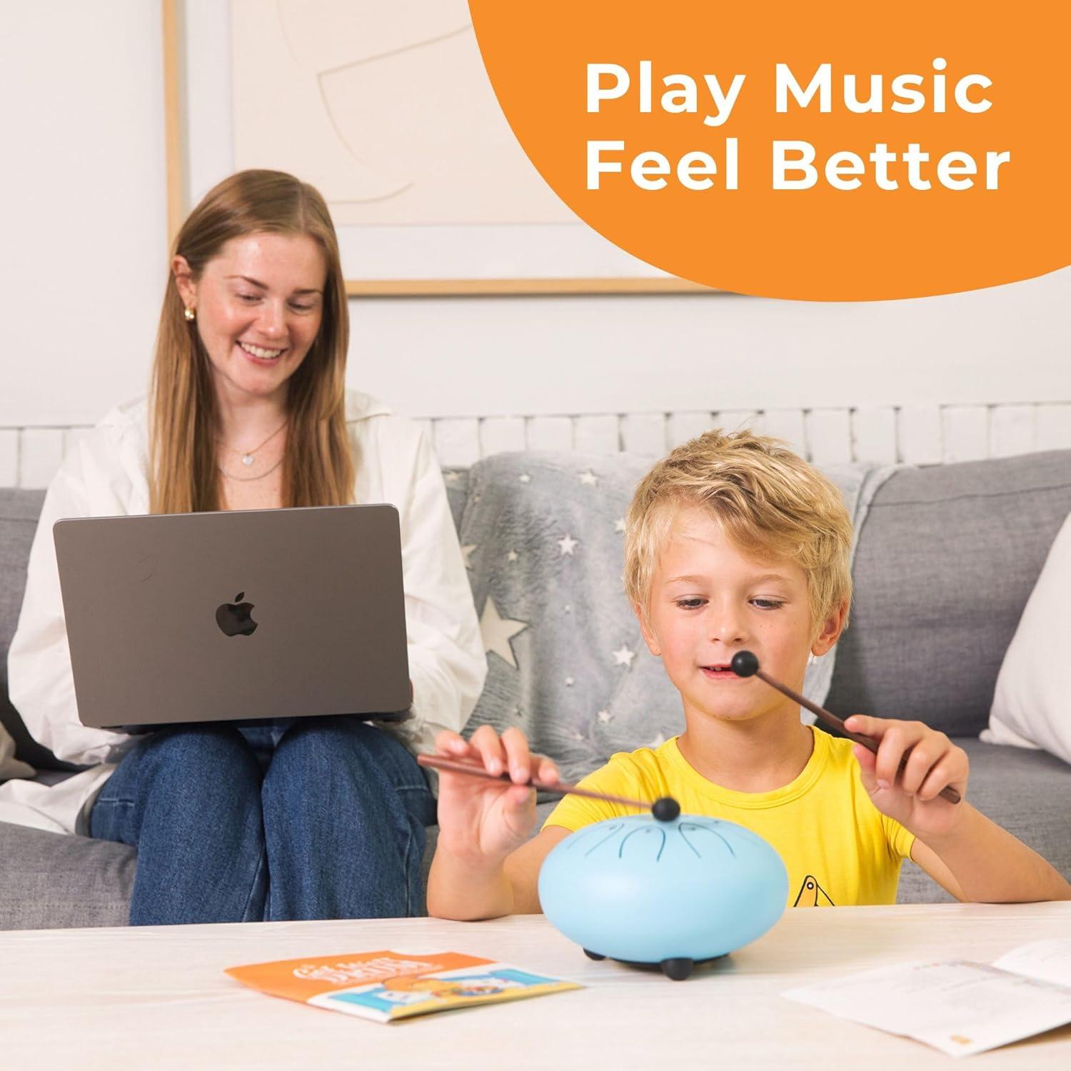 Tambor de Lengua de Acero Sonido del Silencio 6" (15.24 cm) Niños