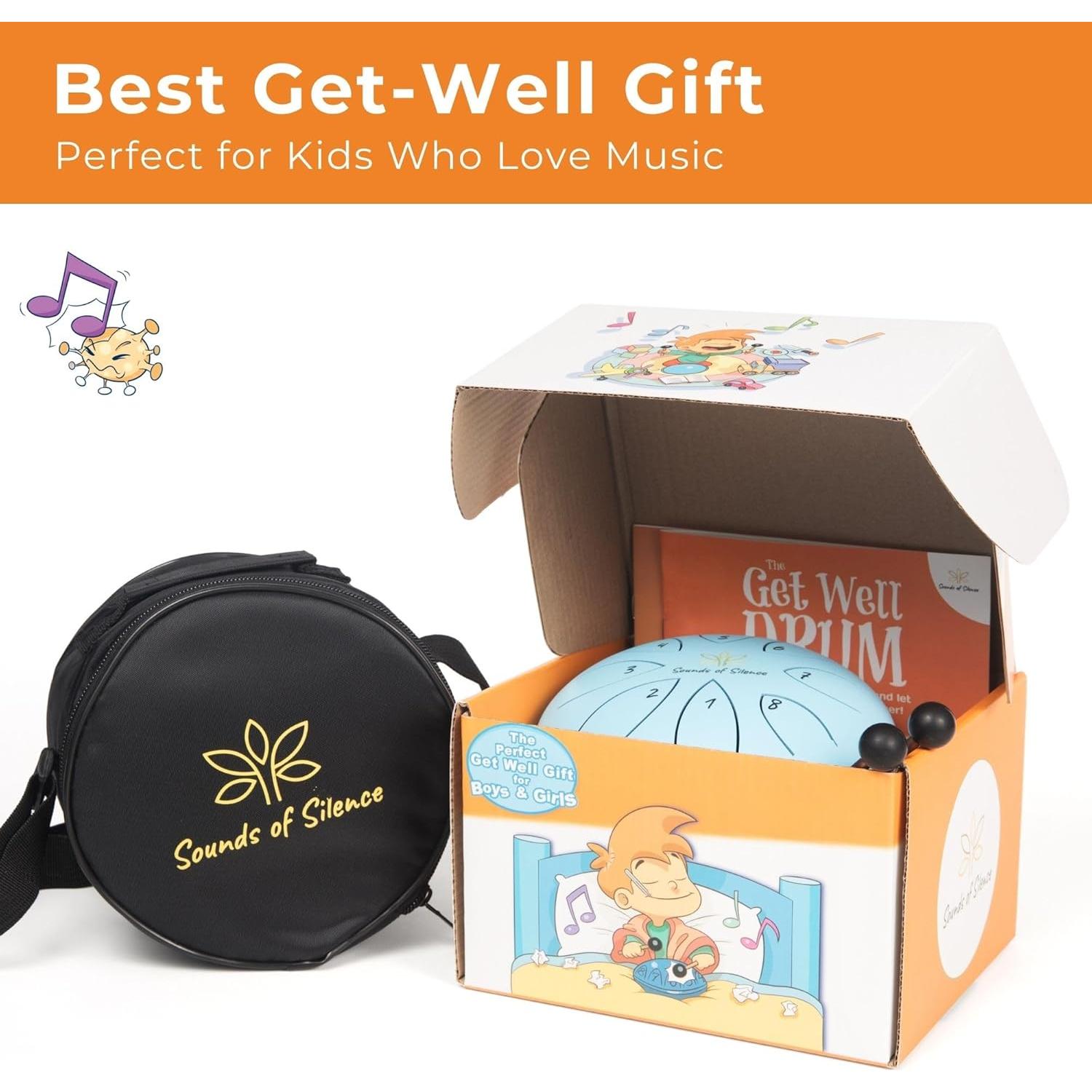 Tambor de Lengua de Acero Sonido del Silencio 6" (15.24 cm) Niños