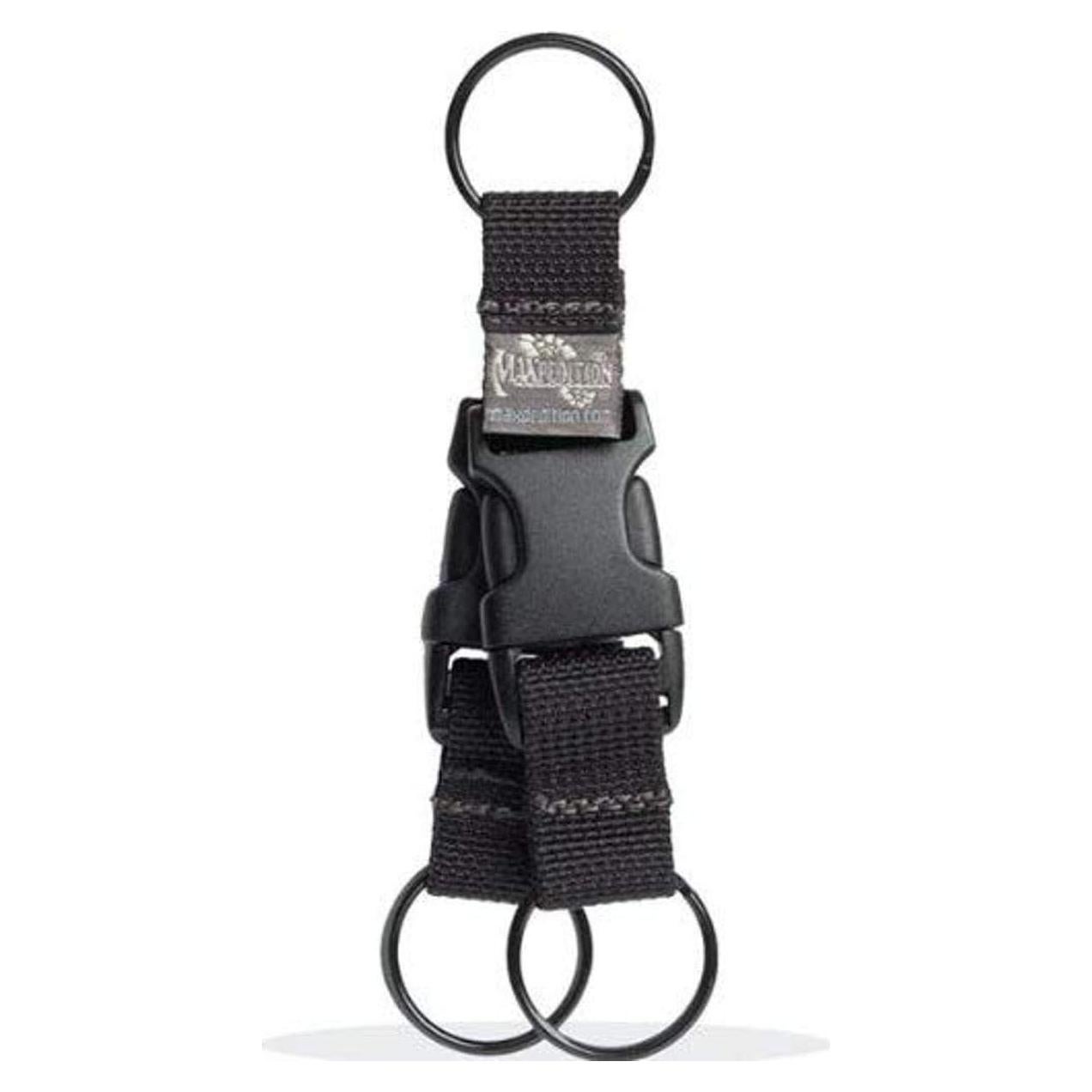 Anillo de Llave Maxpedition Tritium Negro con 3 Anillos