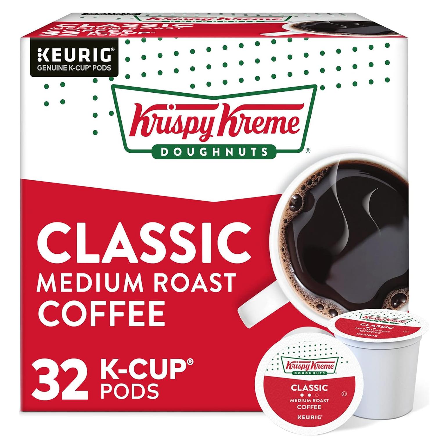 Café Krispy Kreme Clásico K-Cup 32 unidades Tueste Medio