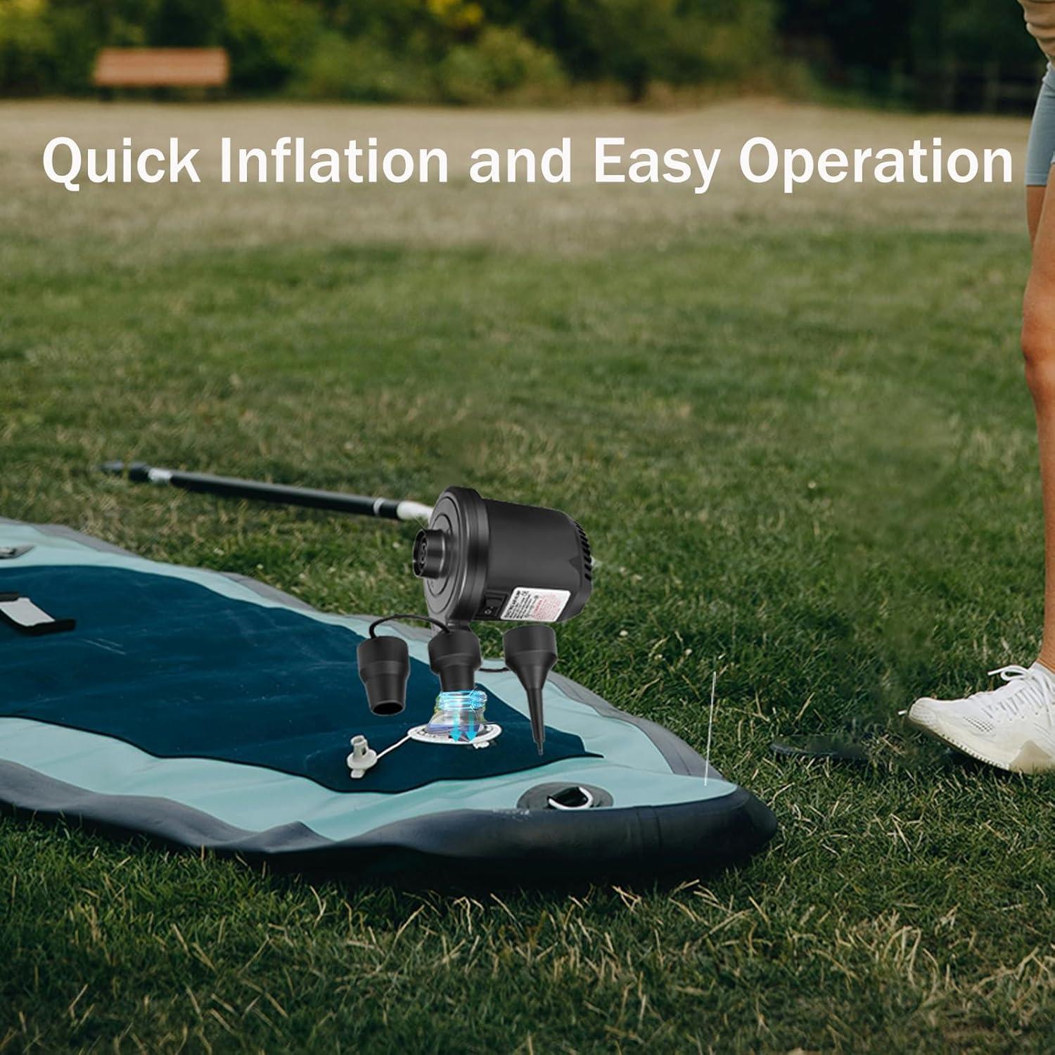 Bomba de Aire Eléctrica Hrbtens 50W con 3 Boquillas 110V