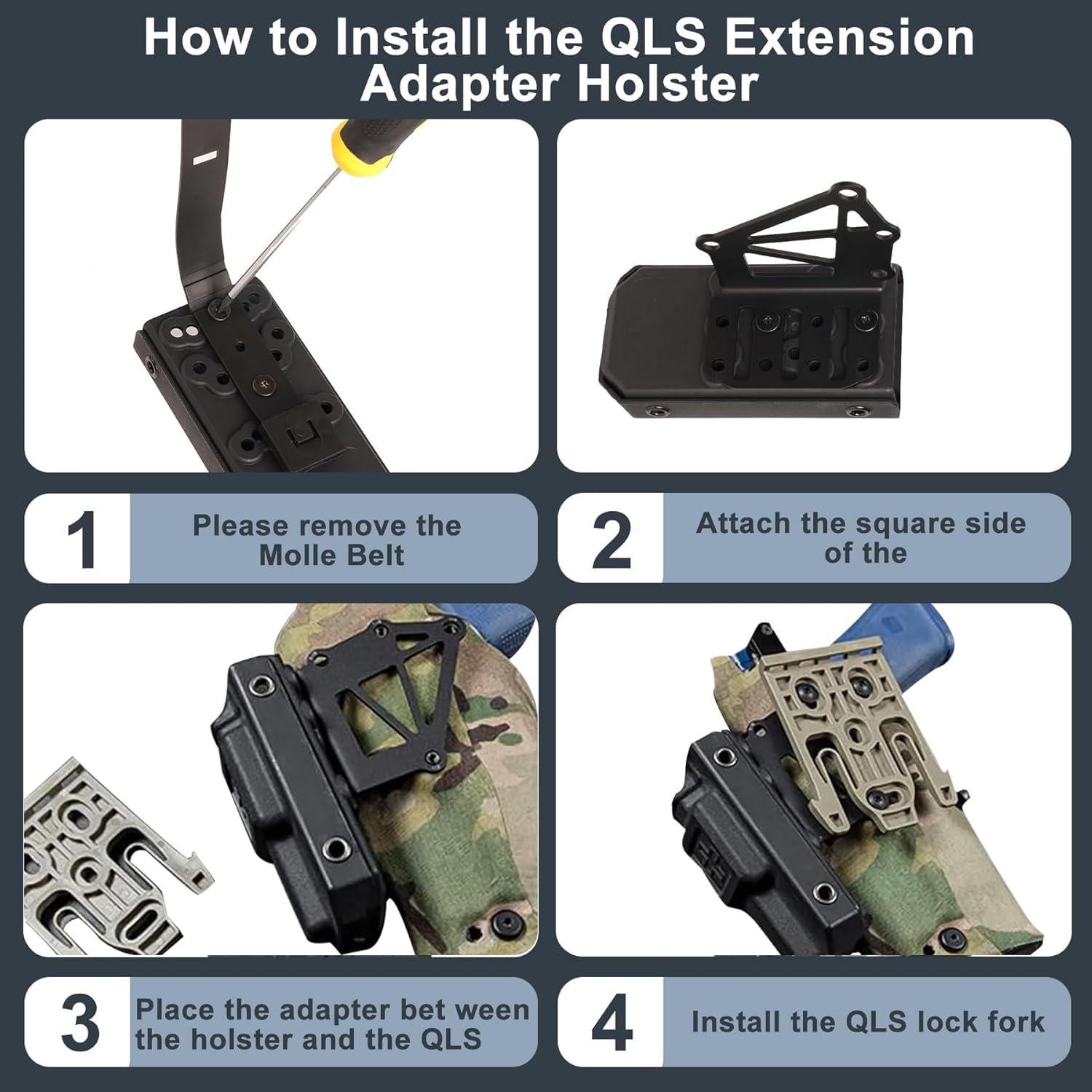 Adaptador de Funda Táctica TRSAIM con Soporte para Torniquete