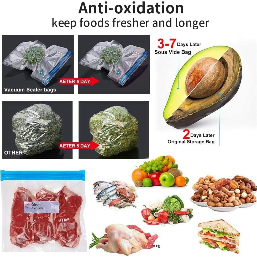 Sellador de Vacío Eléctrico Portátil CNaiyunpin K01 con 10 Bolsas