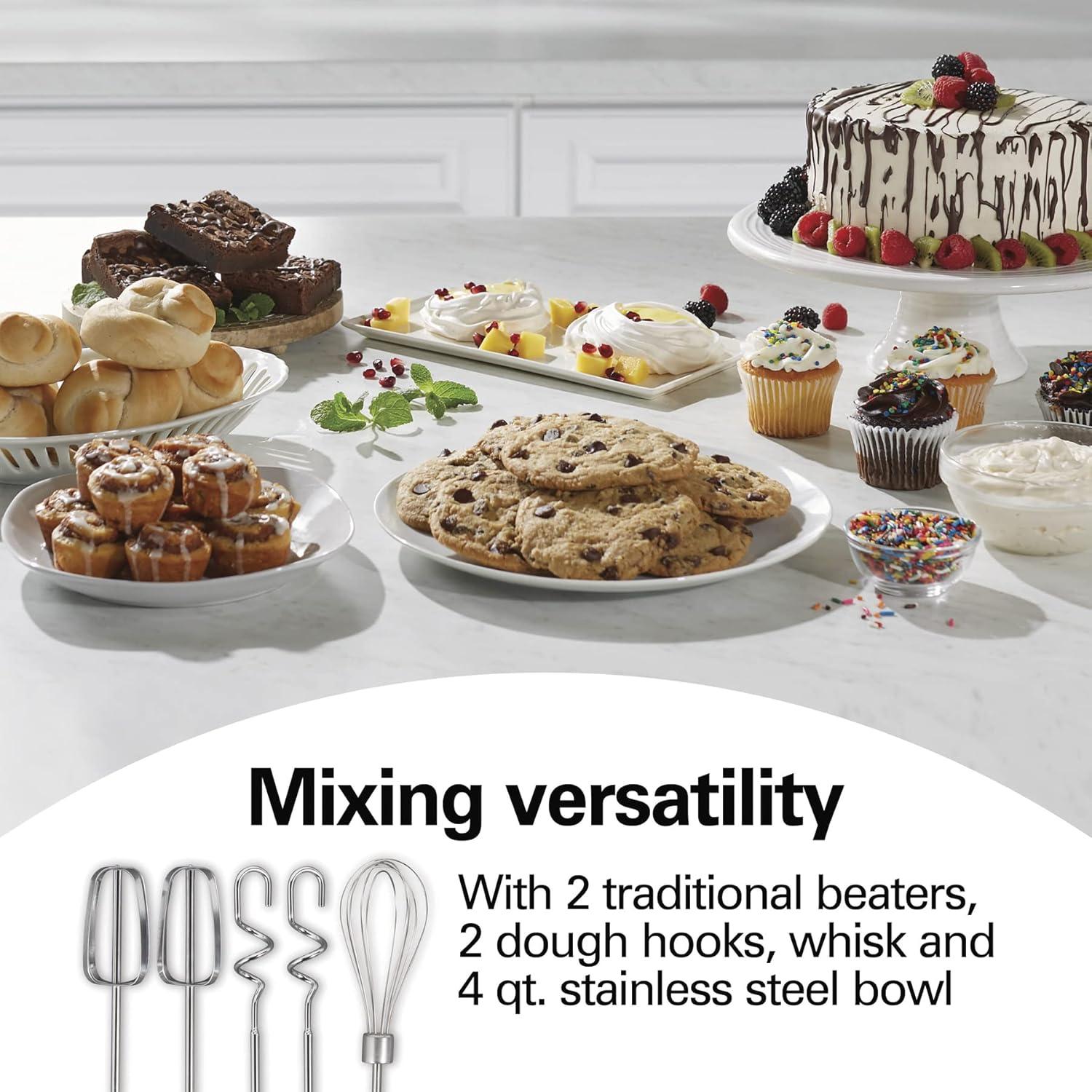 Mezclador de pie y mano Hamilton Beach 290W 6 Velocidades