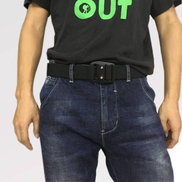 Cinturón Táctico WYuZe Ajustable Elástico Militar Negro