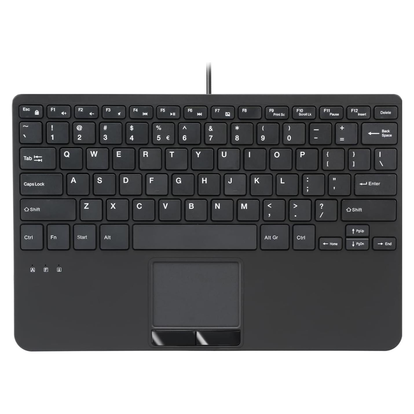 Teclado Mini USB Perixx PERIBOARD-525 con Touchpad Integrado
