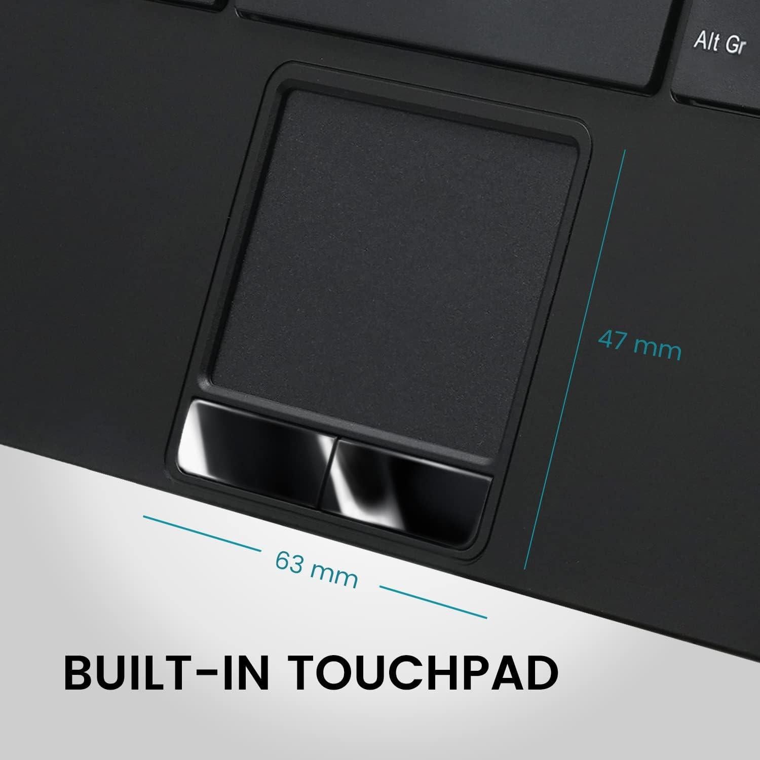 Teclado Mini USB Perixx PERIBOARD-525 con Touchpad Integrado