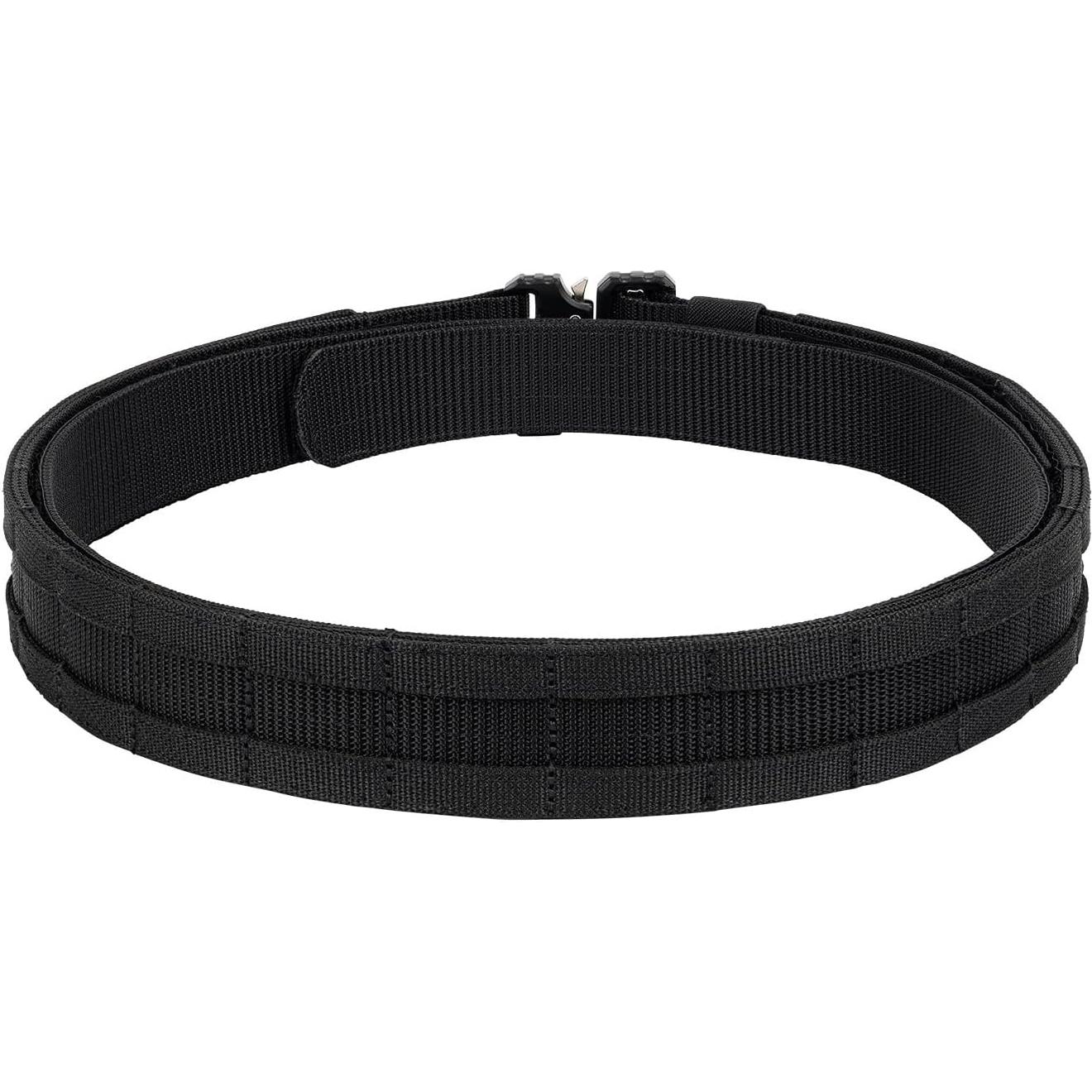 Cinturón Táctico TACNEX Doble Capa 4.4 cm y 3.8 cm Negro