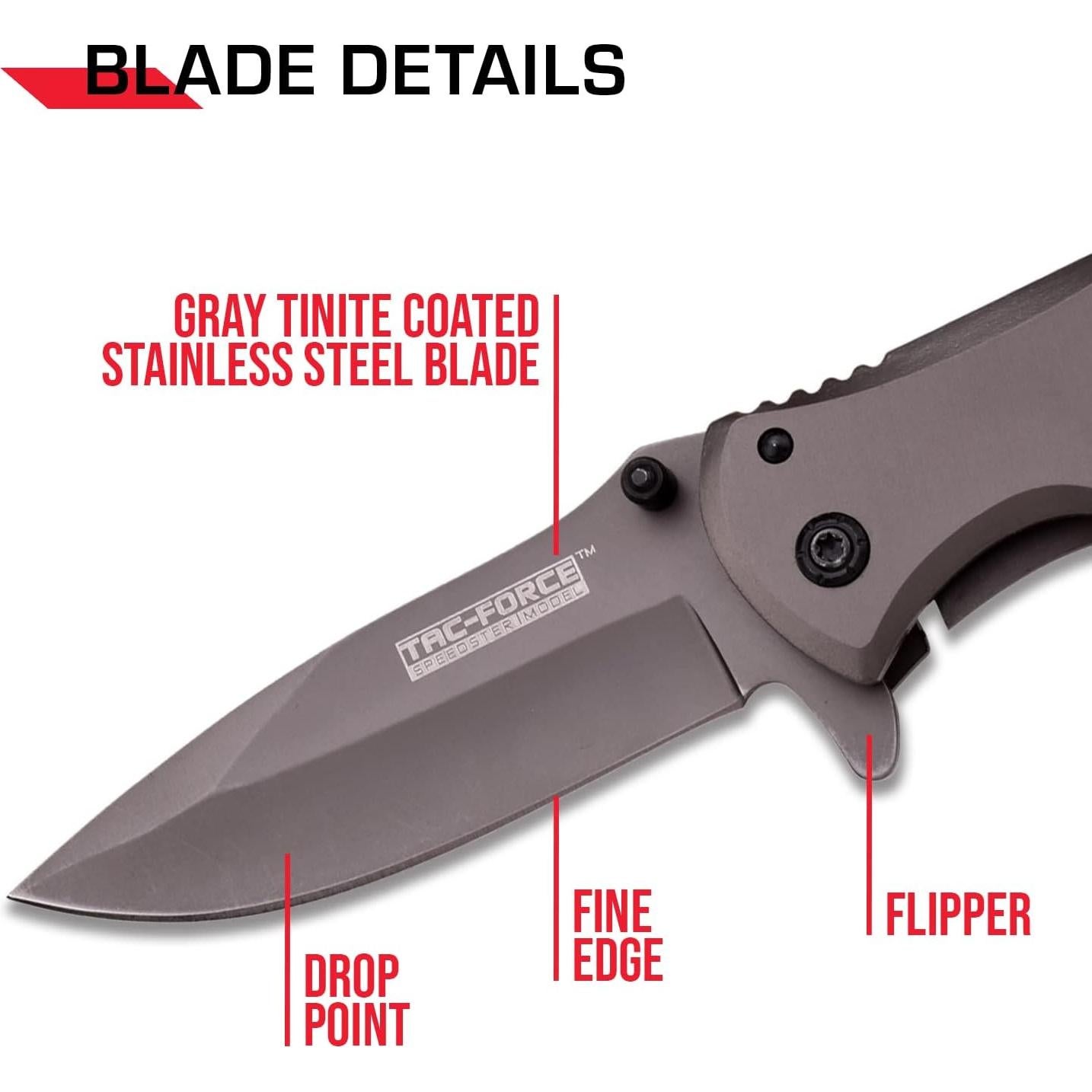 Cuchillo Plegable Tac-Force TF-848 Acero Inoxidable 6.99 cm