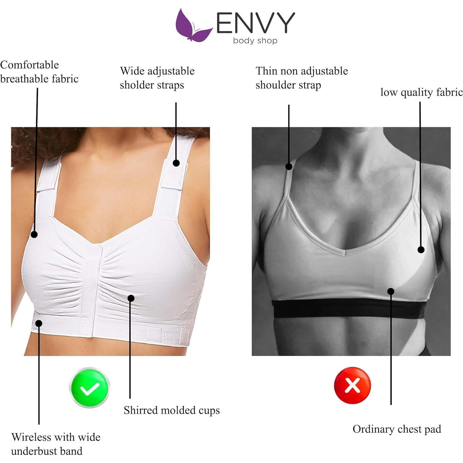 Sostenedor de Compresión Envy Body Shop Post Cirugía Mastectomía