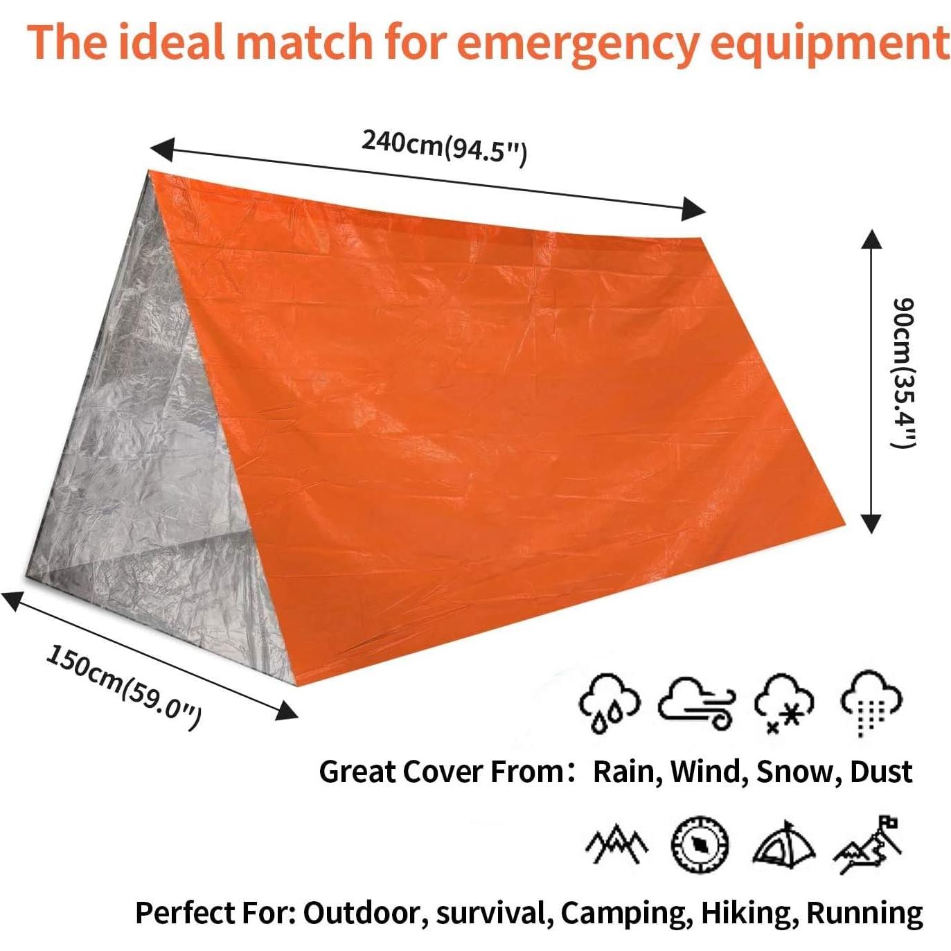Tienda de Emergencia Genérica 2 Personas Mylar 150x240cm