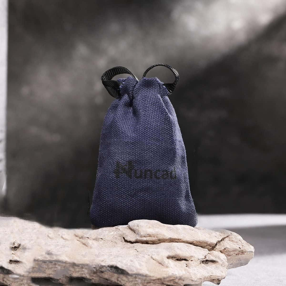 Anillo de Tungsteno NUNCAD 8mm Negro Azul Boda Grabado