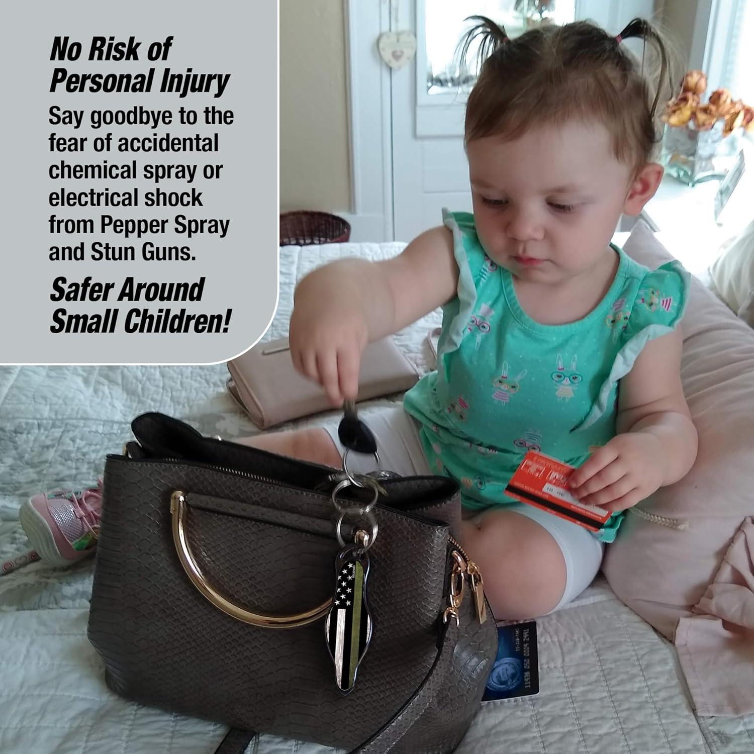 MUNIO Kit de Defensa Personal - Kubotan Legal y Portátil