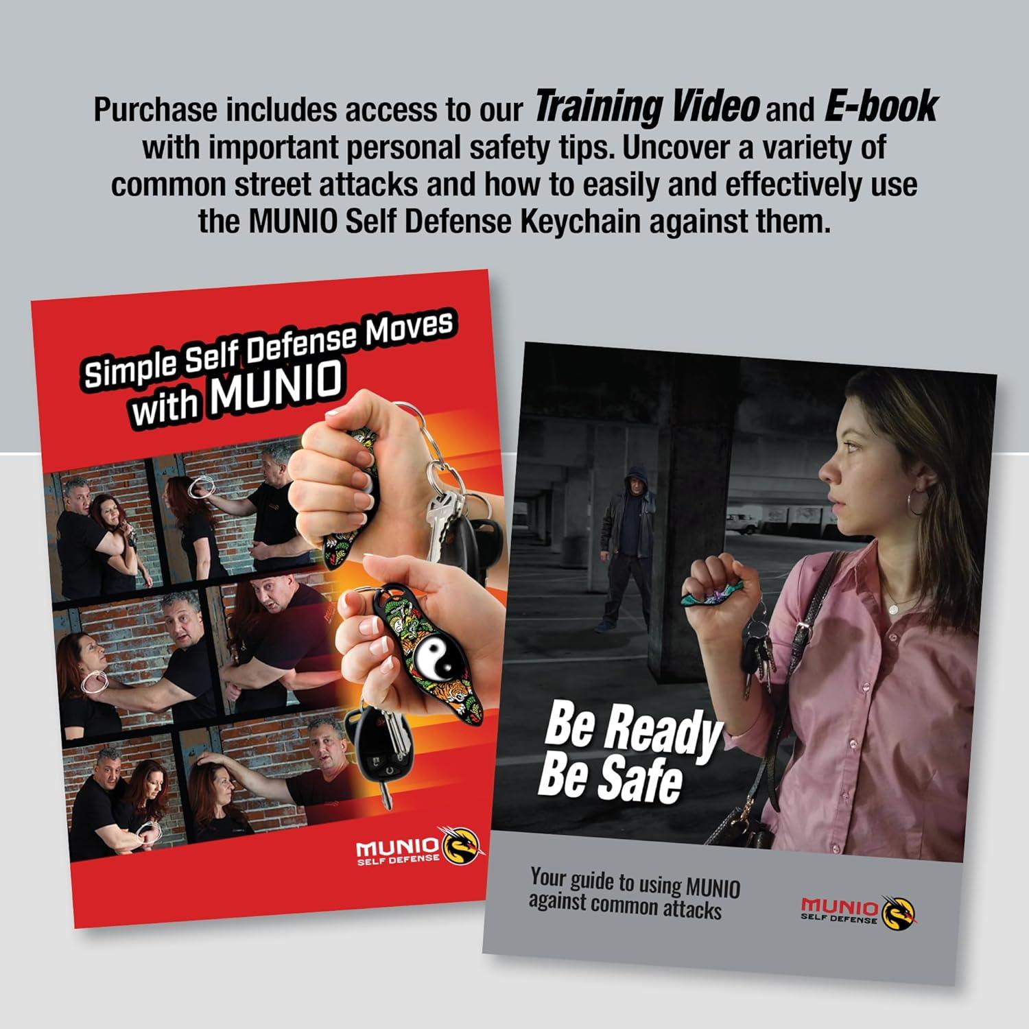 MUNIO Kit de Defensa Personal - Kubotan Legal y Portátil