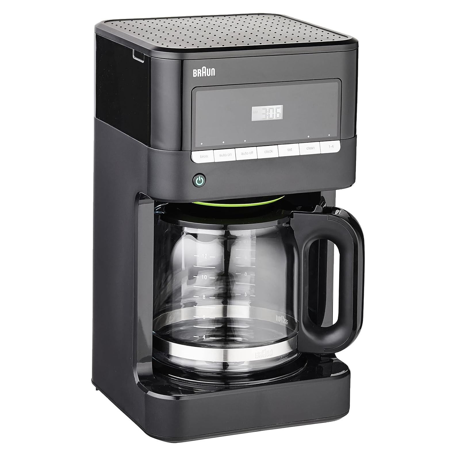 Cafetera de Goteo Braun Brew Sense 12 Tazas Negra KF7000BK