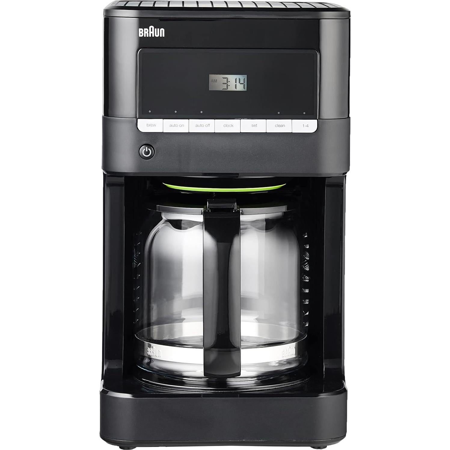 Cafetera de Goteo Braun Brew Sense 12 Tazas Negra KF7000BK