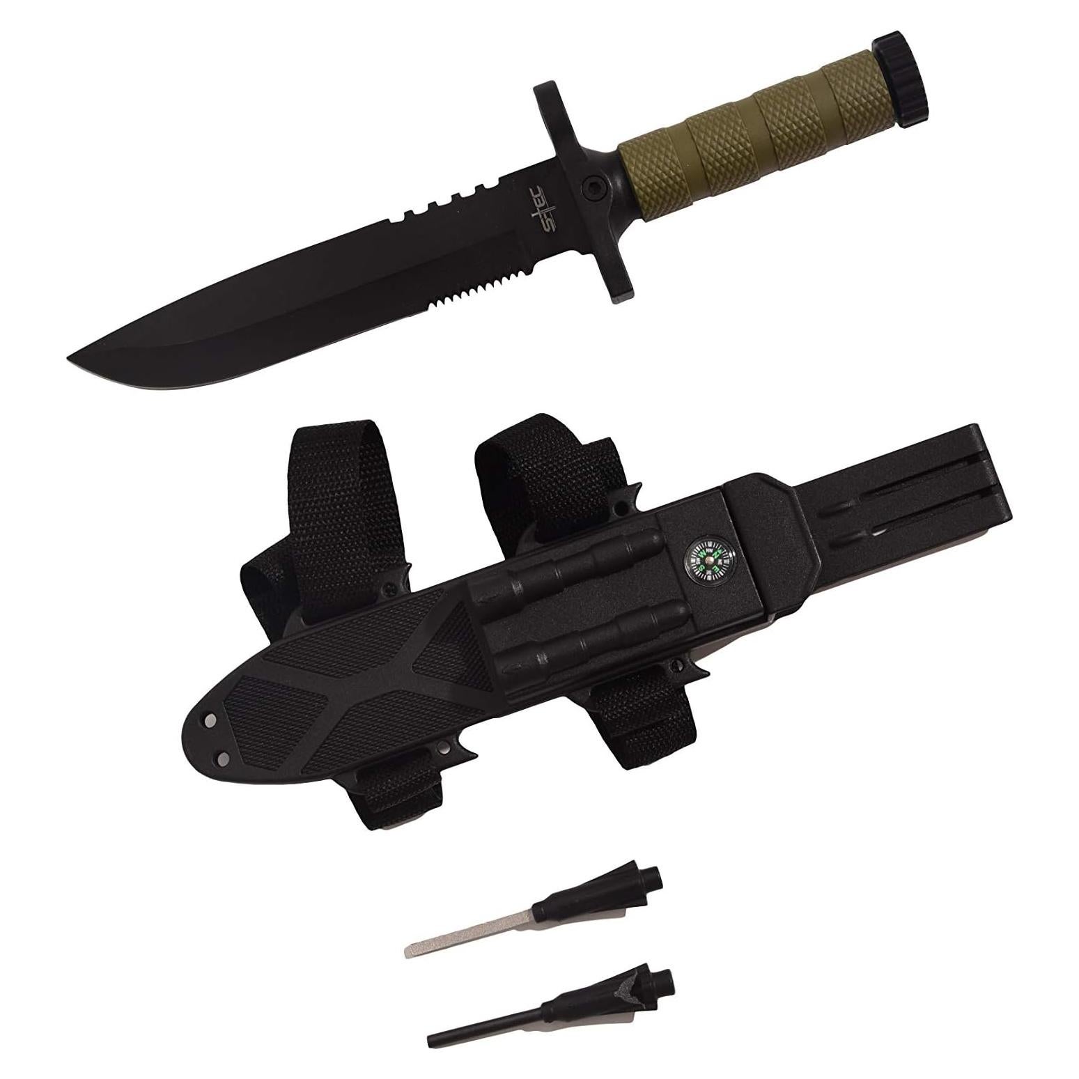 Cuchillo Fijo S-TEC STT22188GN2 32.39 cm con Funda