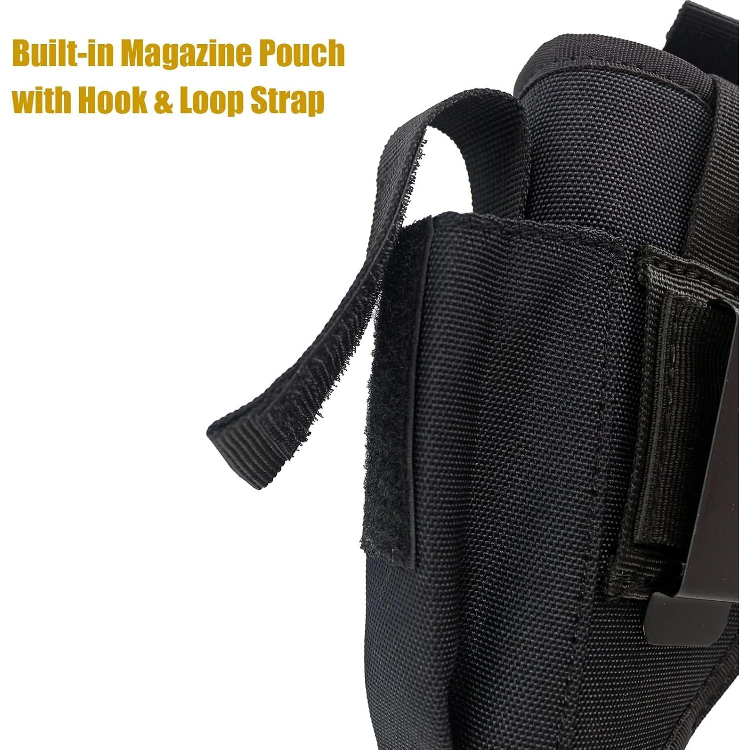 Funda Táctica Bursport para Pistolas con Cargador Negro