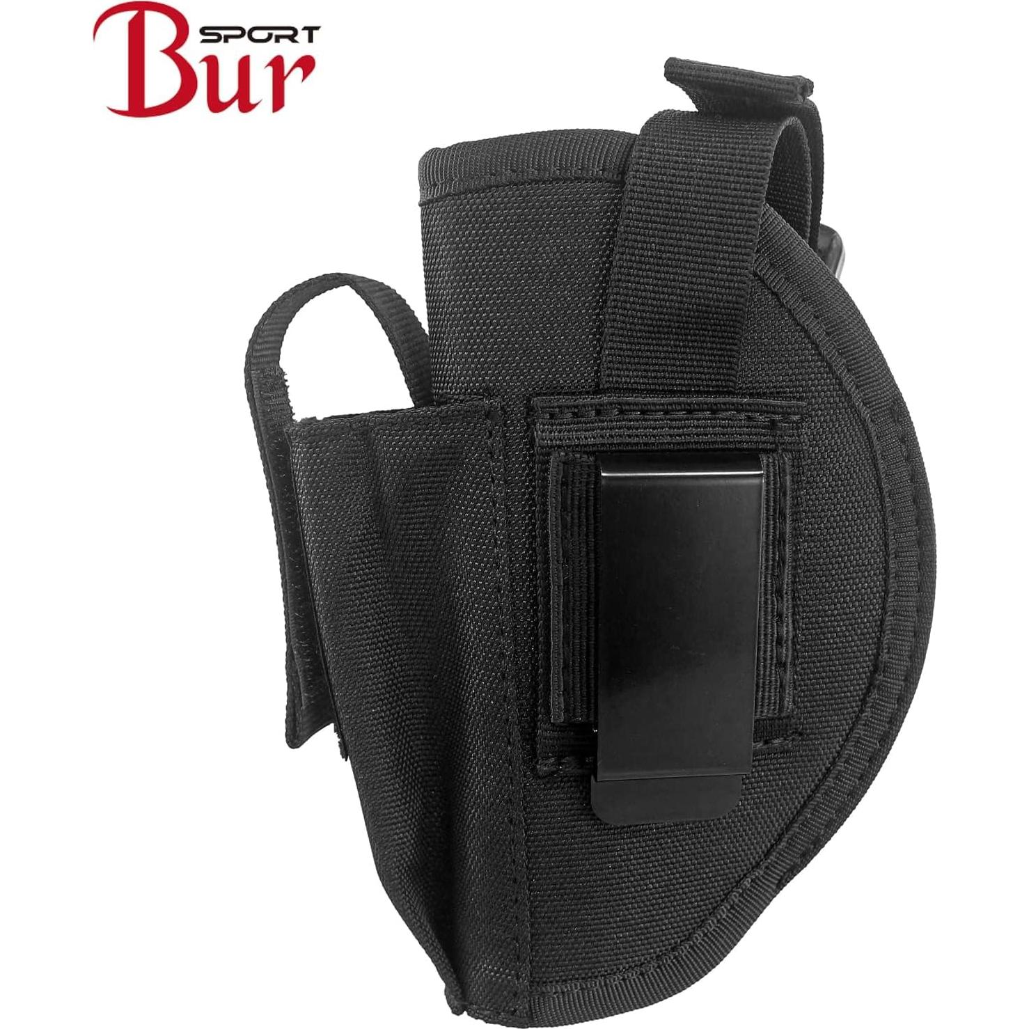 Funda Táctica Bursport para Pistolas con Cargador Negro