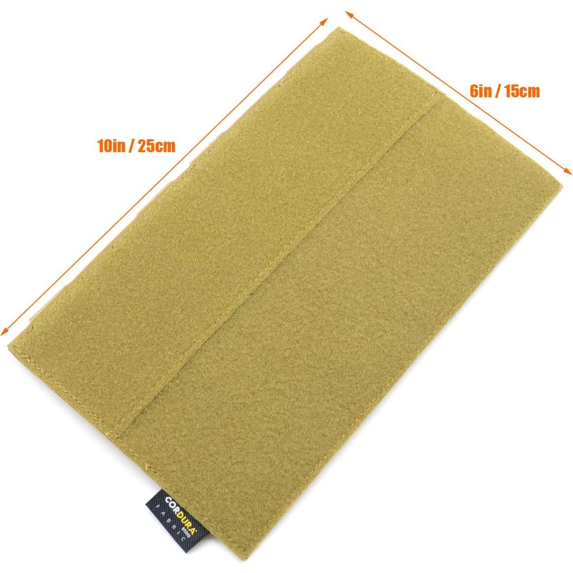 Panel MOLLE ROCOTACTICAL Gancho y Bucle 25x15 cm TAN