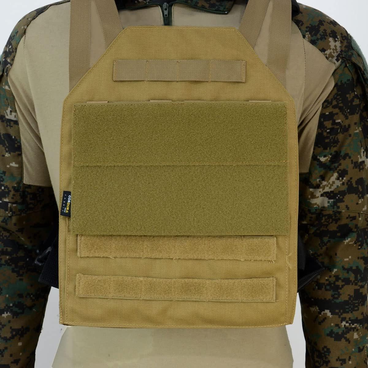 Panel MOLLE ROCOTACTICAL Gancho y Bucle 25x15 cm TAN