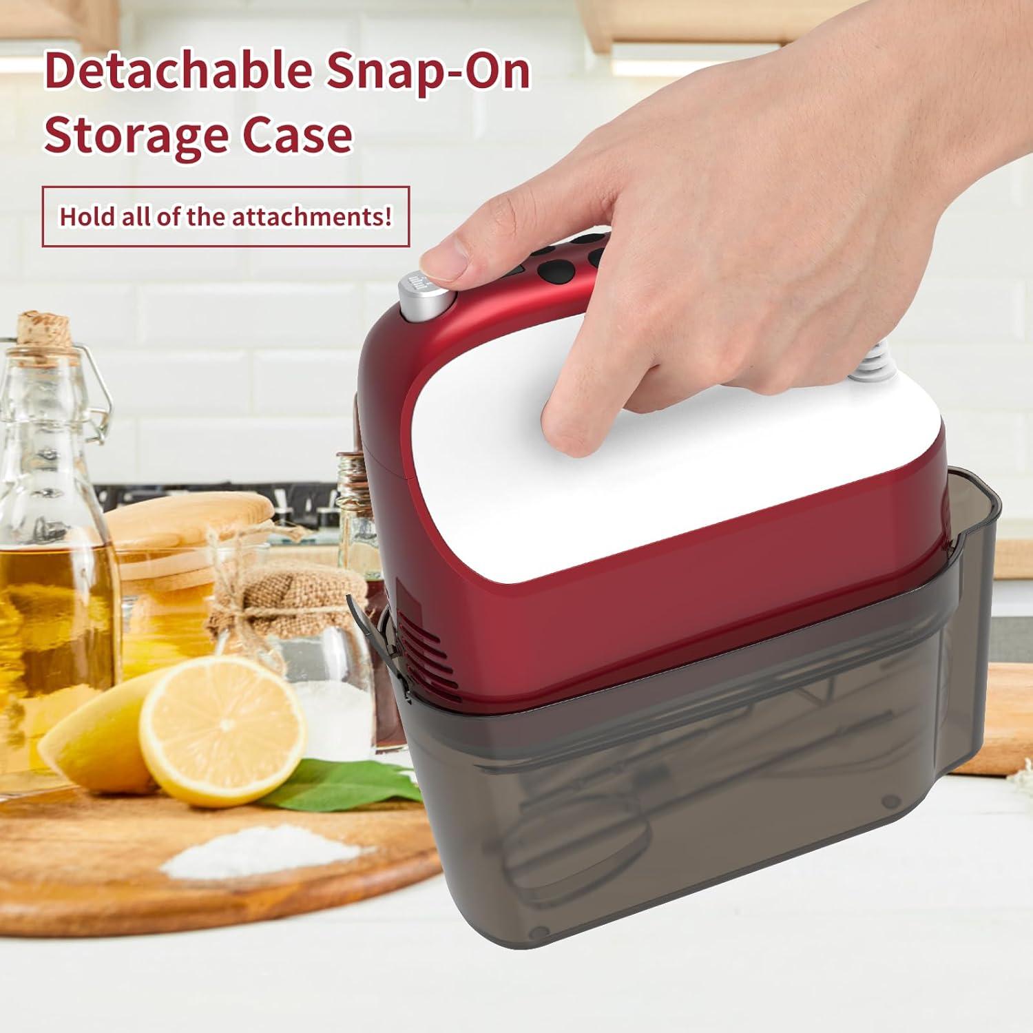 Batidora de Mano Yomelo Y-S16 9 Velocidades 400W Acero Inoxidable