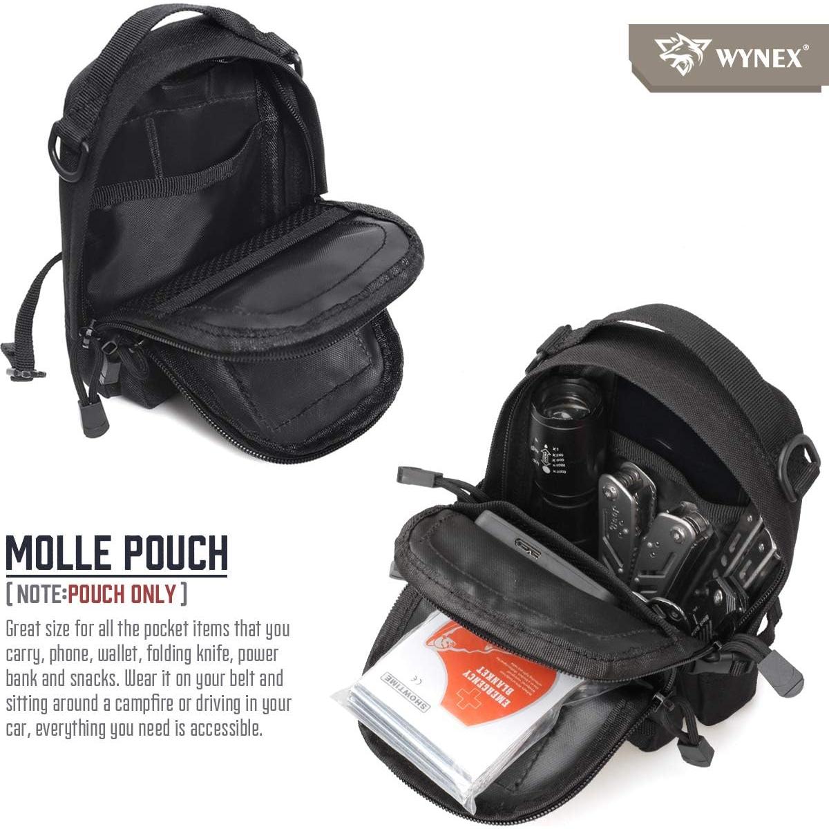 Bolsa Táctica Molle WYNEX Mini 16x11x7.5cm Impermeable