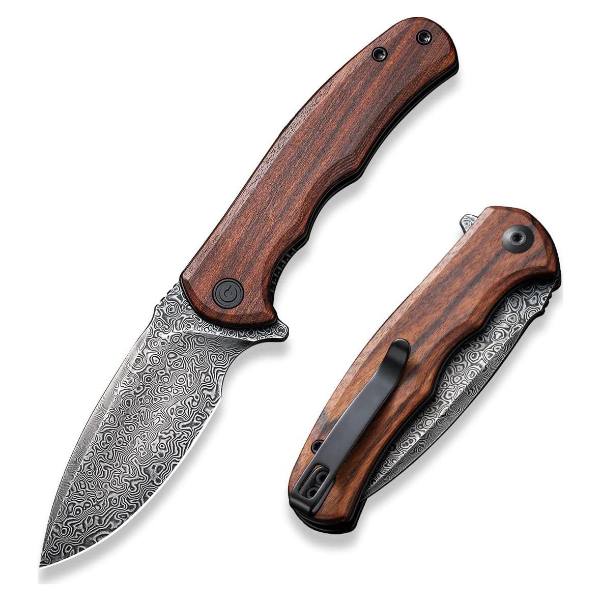 Cuchillo Plegable CIVIVI Mini Praxis 7.57 cm Mango Madera