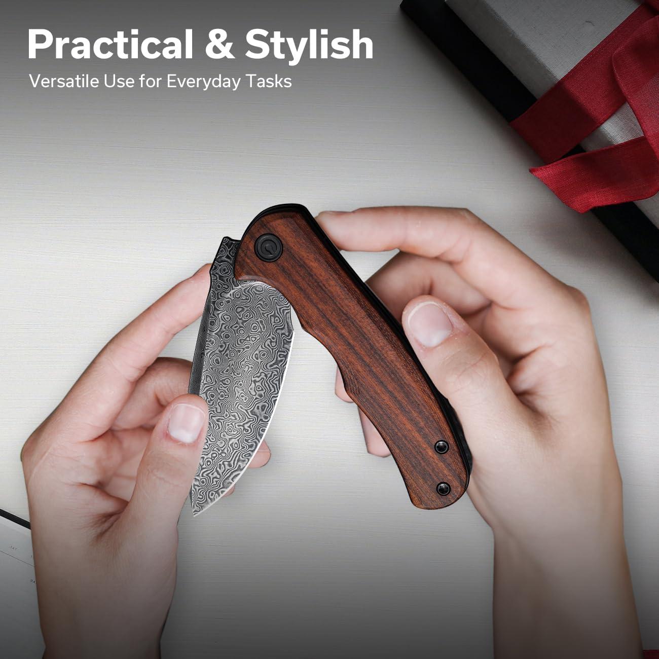 Cuchillo Plegable CIVIVI Mini Praxis 7.57 cm Mango Madera