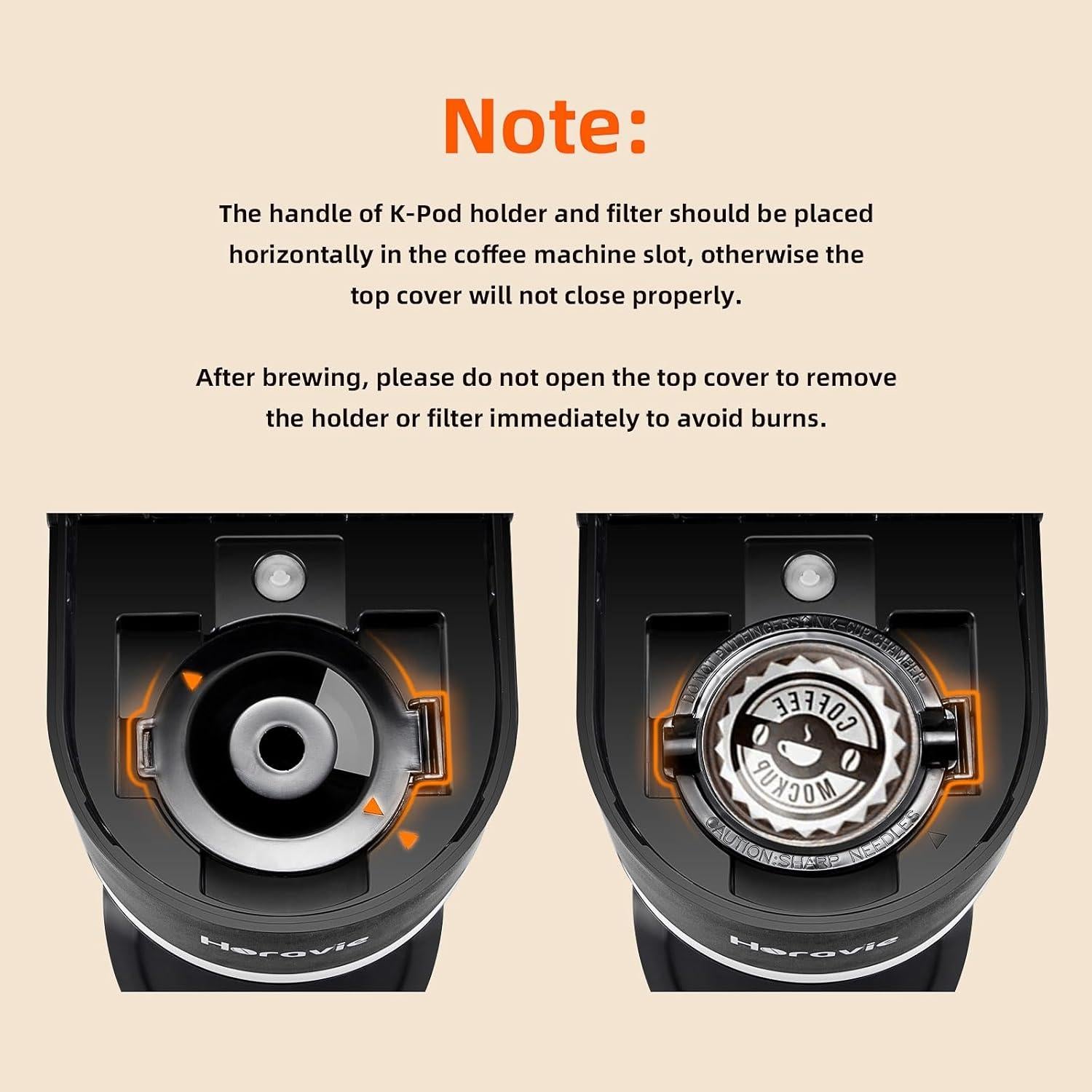 Cafetera Horavie K1100 Compacta para 1 Taza 177 a 354 ml