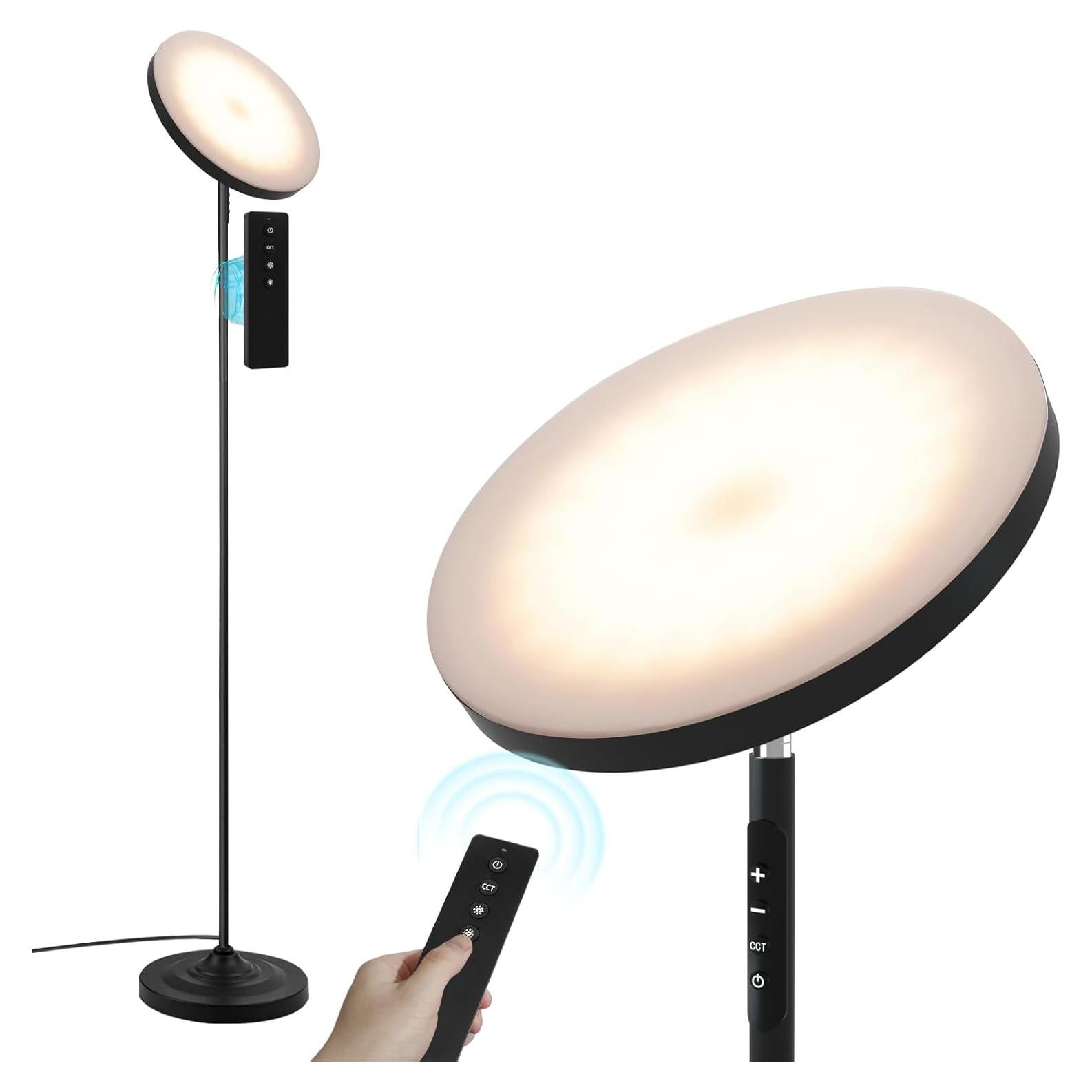 Lámpara de Pie Hanaking 36W LED Control Remoto Ajustable